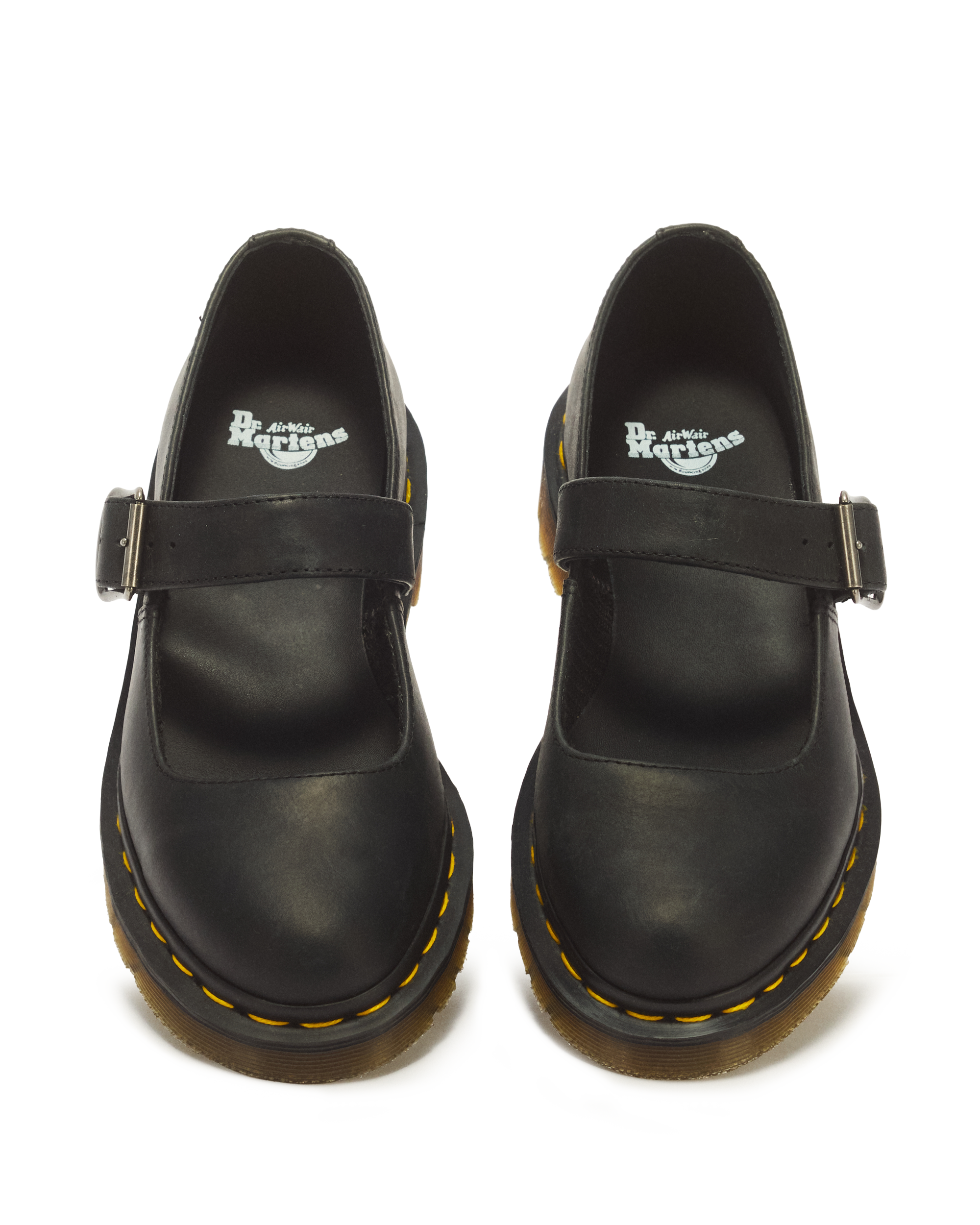 Mariel II Leather Mary Jane Shoes in BLACK | Dr. Martens™