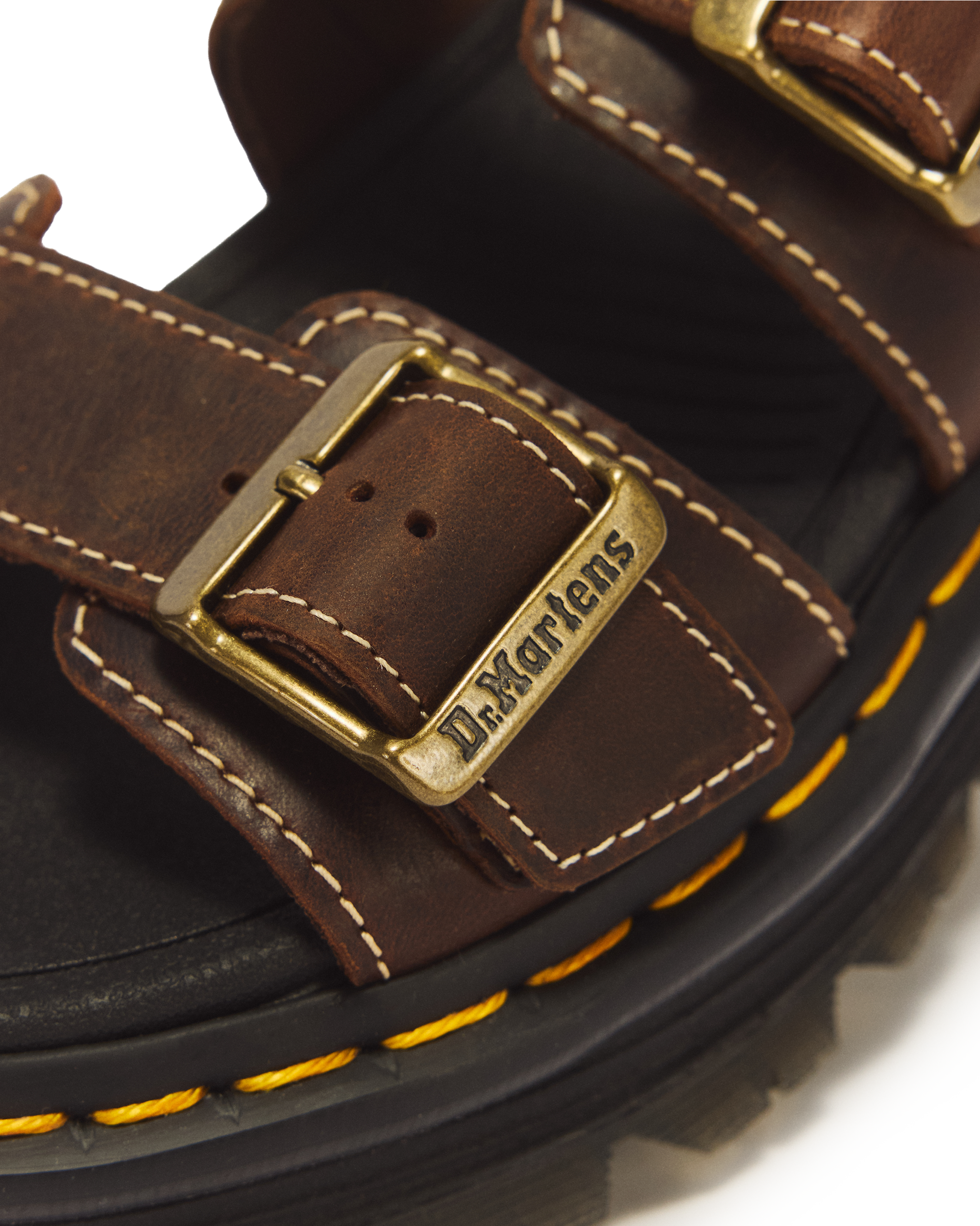 Zebzag Crazy Horse Leather Sandals