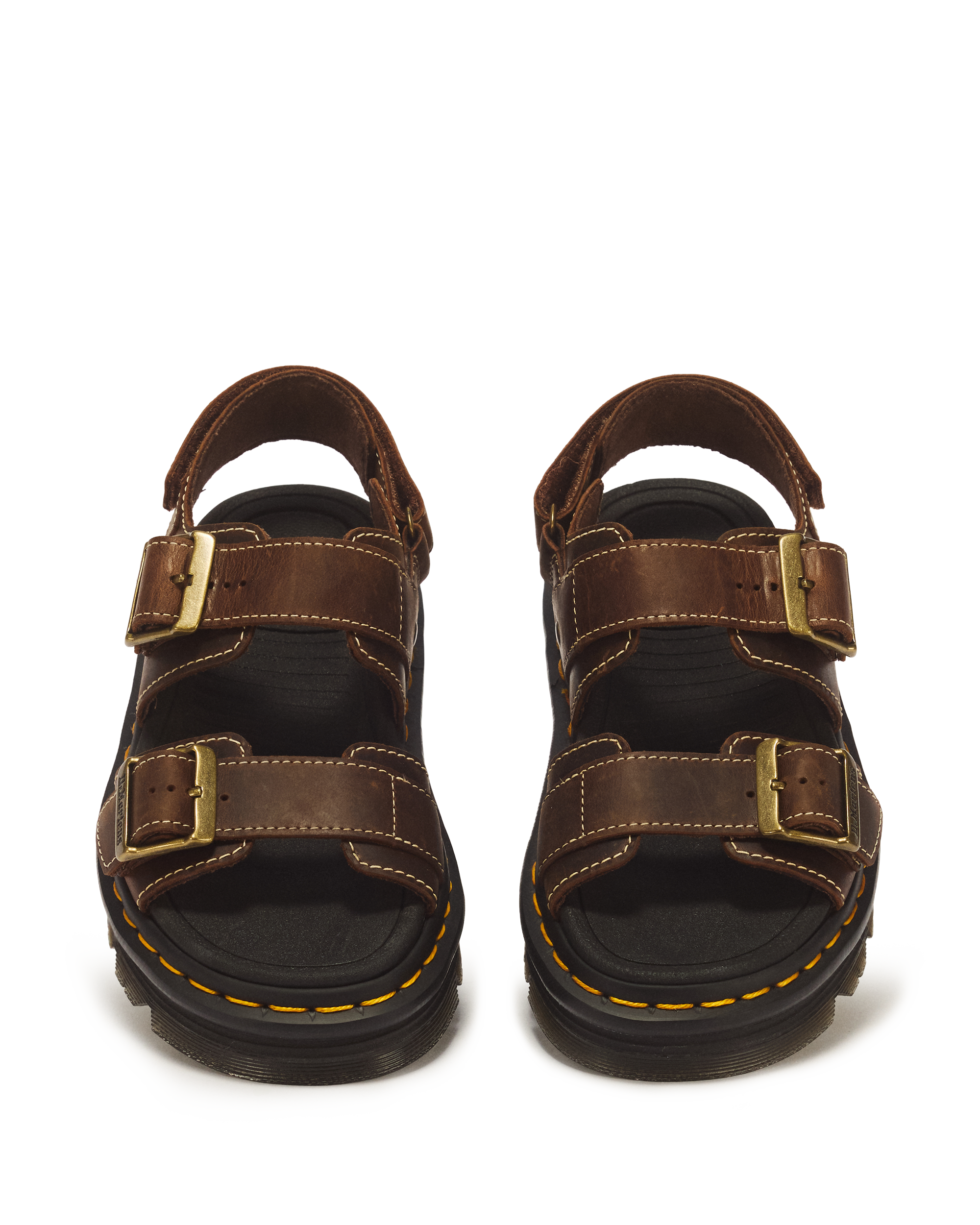 Zebzag Crazy Horse Leather Sandals