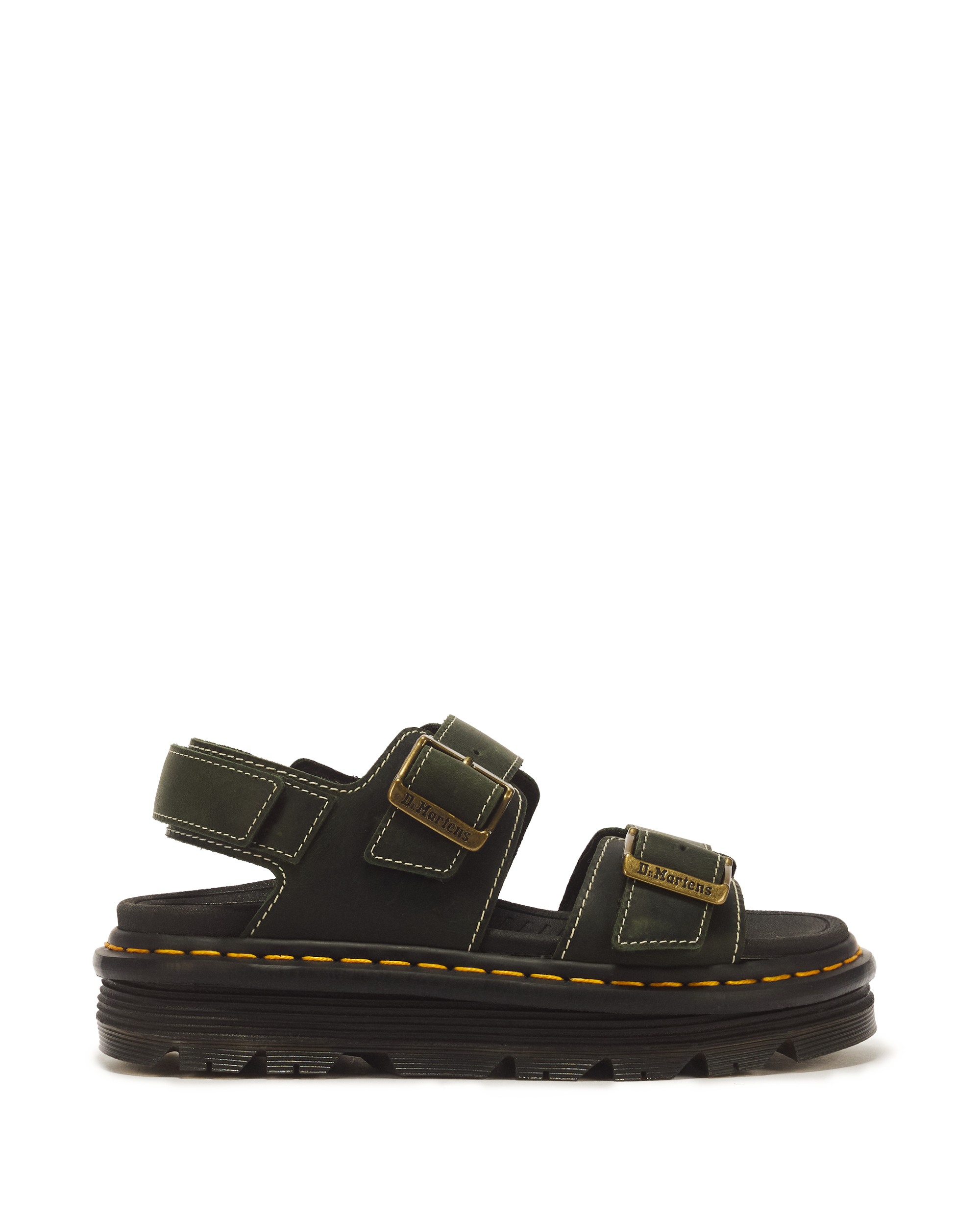 Zebzag Crazy Horse Leather Sandals
