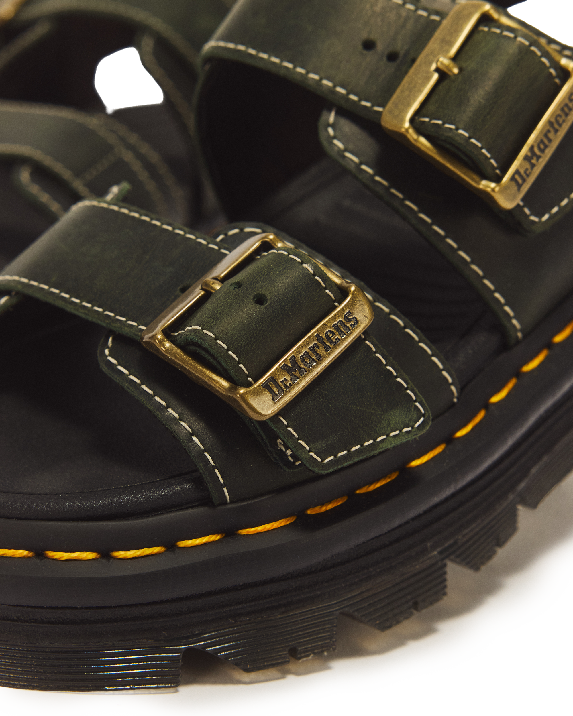 Zebzag Crazy Horse Leather Sandals