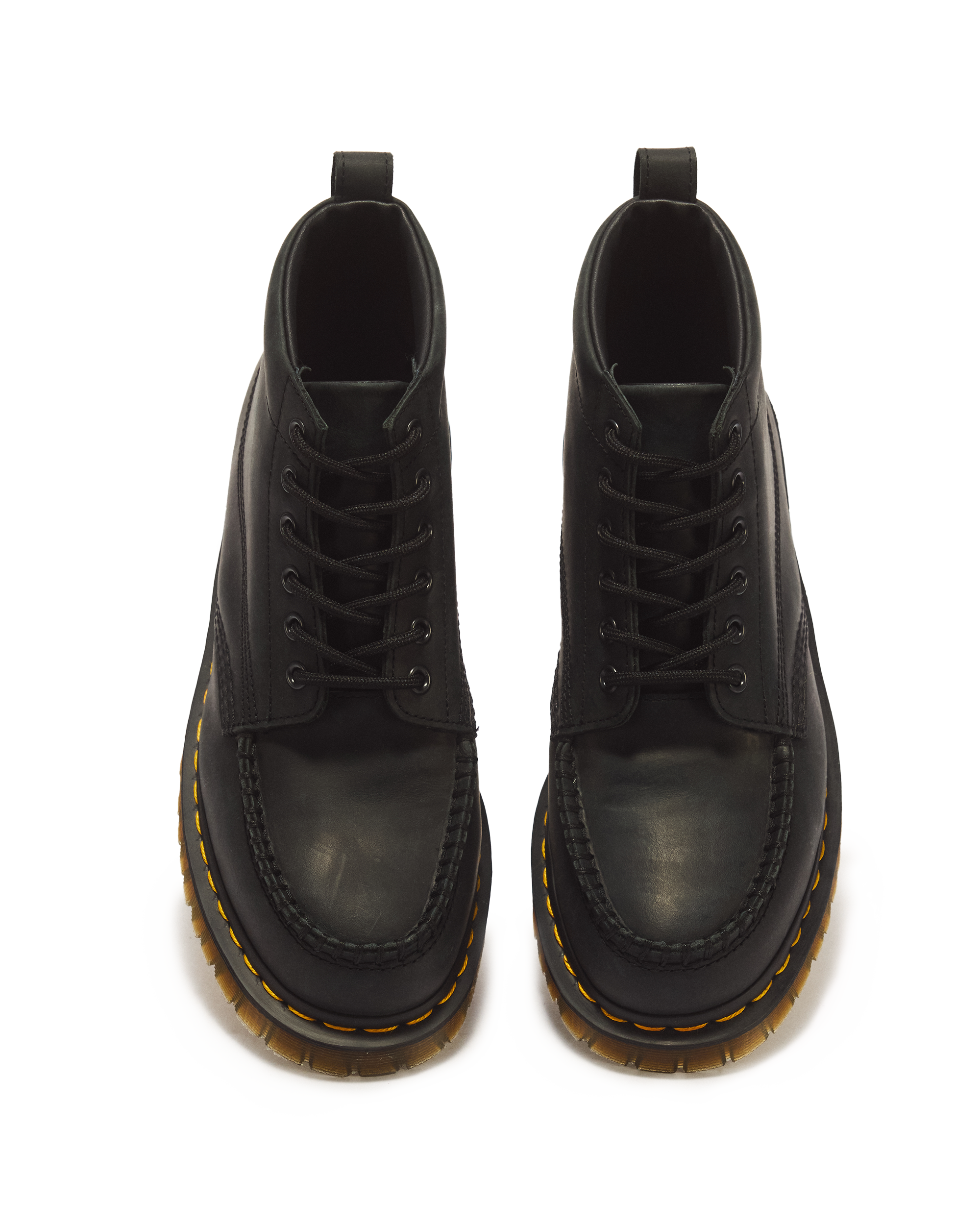Botines Lowell Chukka de 6 ojales de piel Crazy Horse y puntera tipo mocasín