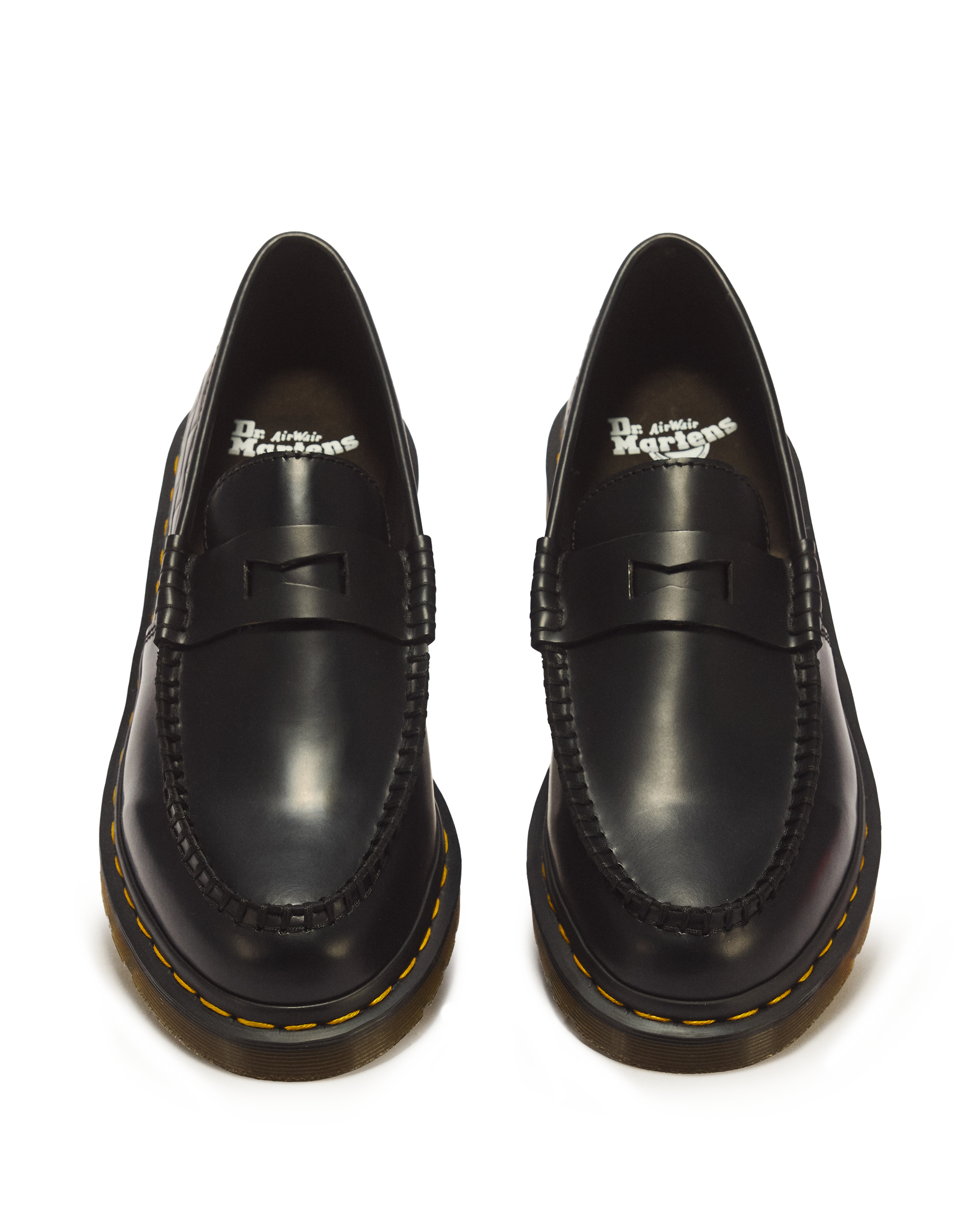 Penton Wasted Youth Smooth Leather Loafers in BLACK | Dr. Martens™
