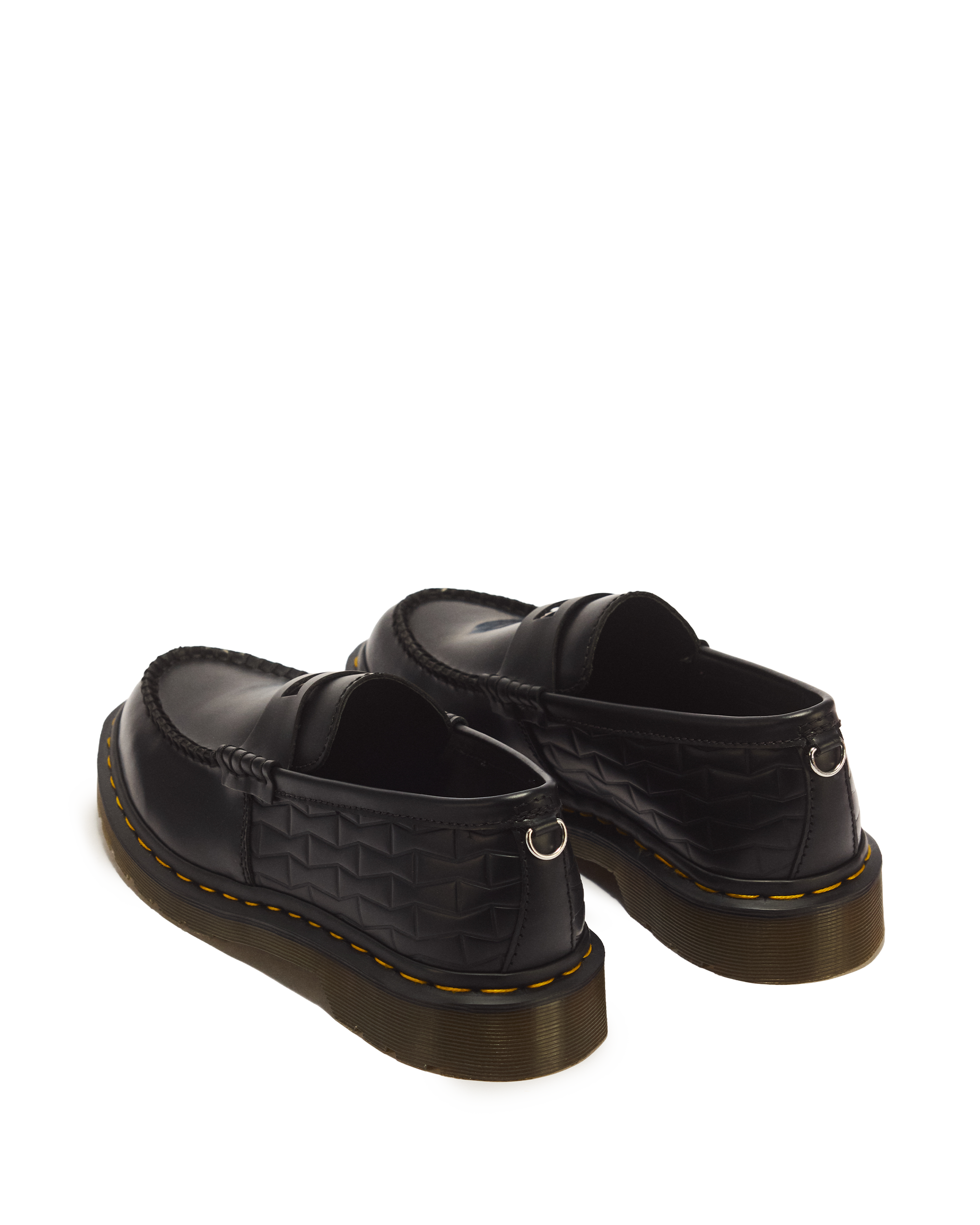 Penton Wasted Youth Smooth Leather Loafers in BLACK | Dr. Martens™