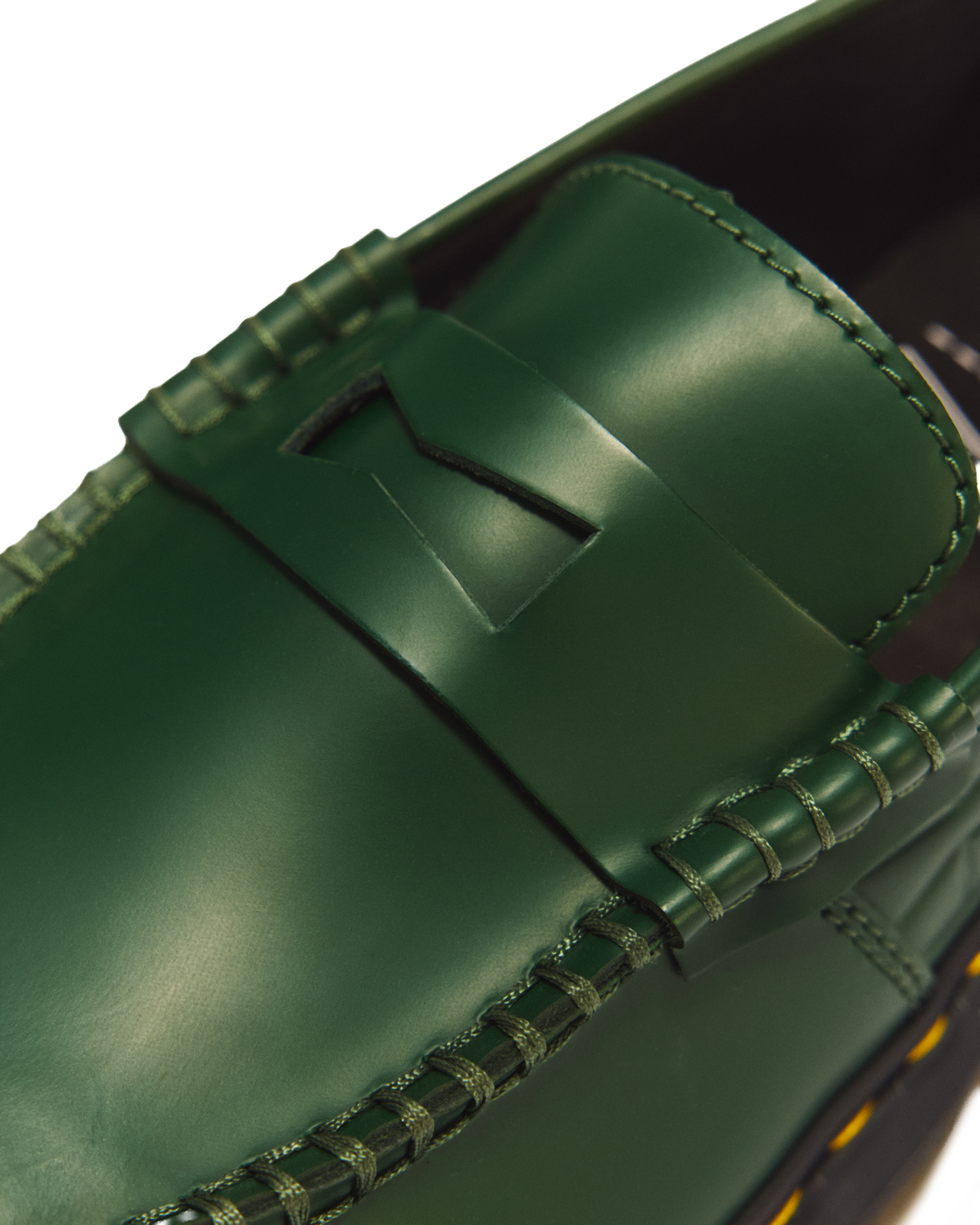 Penton Wasted Youth Smooth Leather Loafers in DMS GREEN | Dr. Martens™