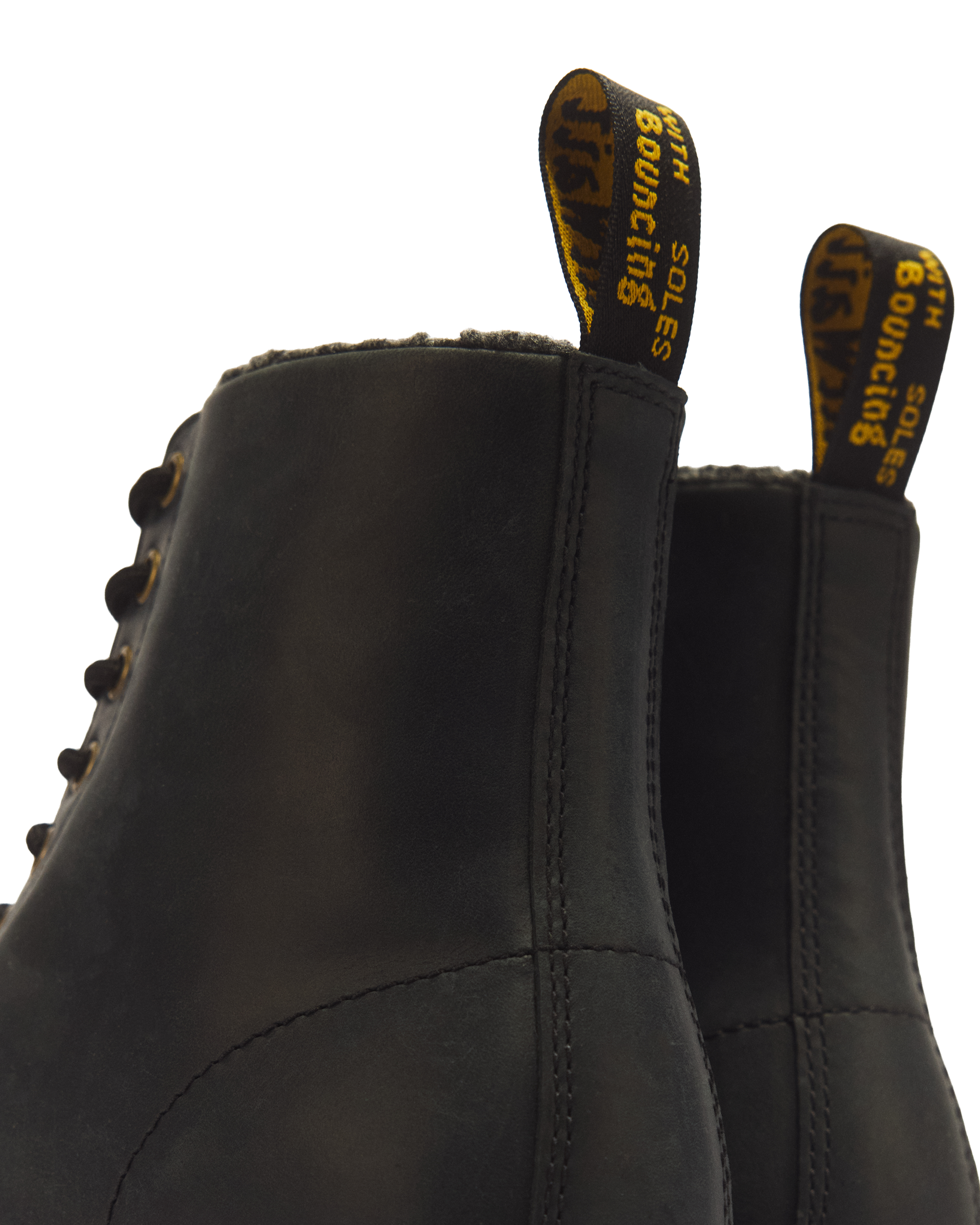 1460 Pascal WL 8 Eye Crazy Horse Leather Boots in BLACK | Dr. Martens™