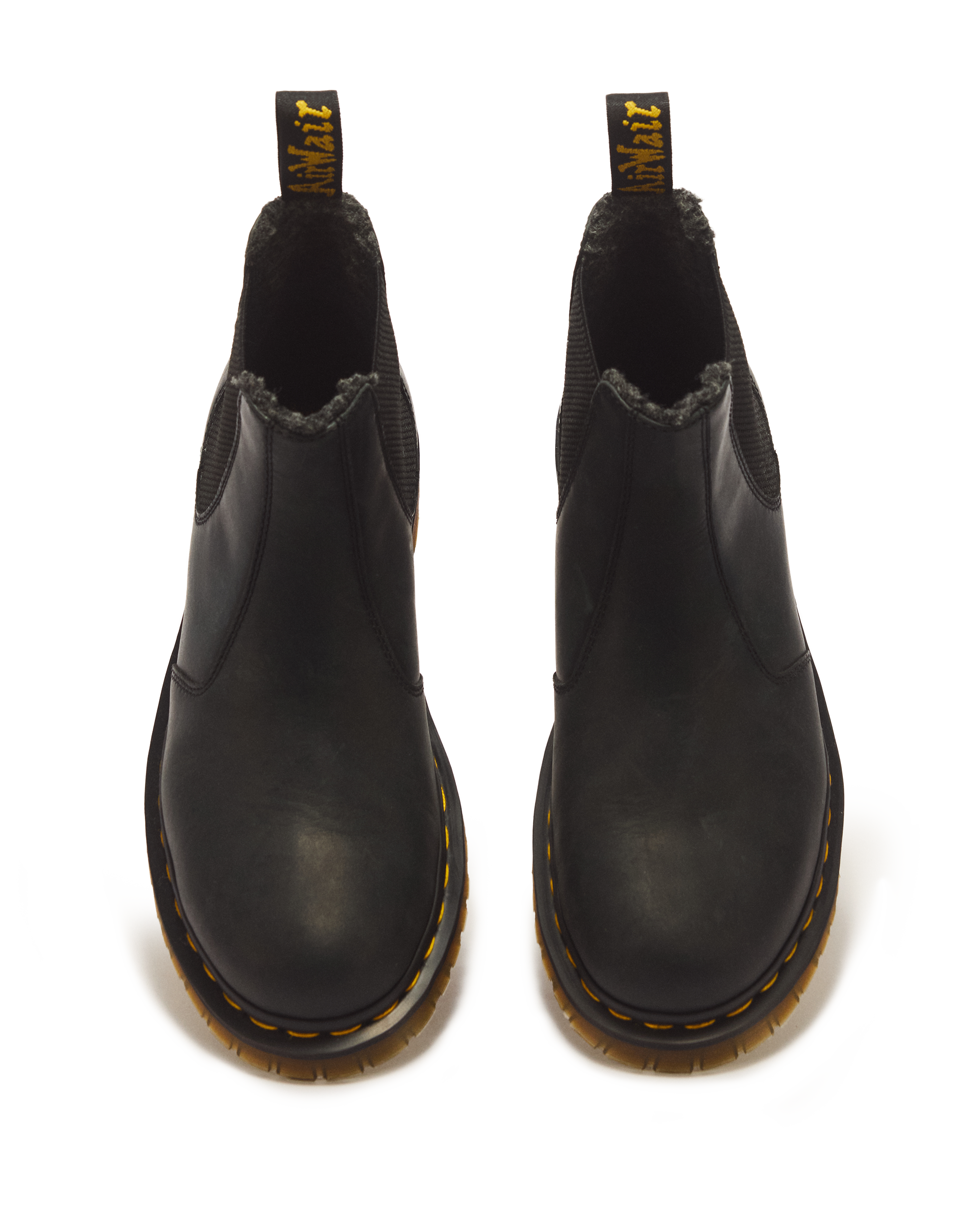 2976 WL Crazy Horse Leather Chelsea Boots in BLACK | Dr. Martens™