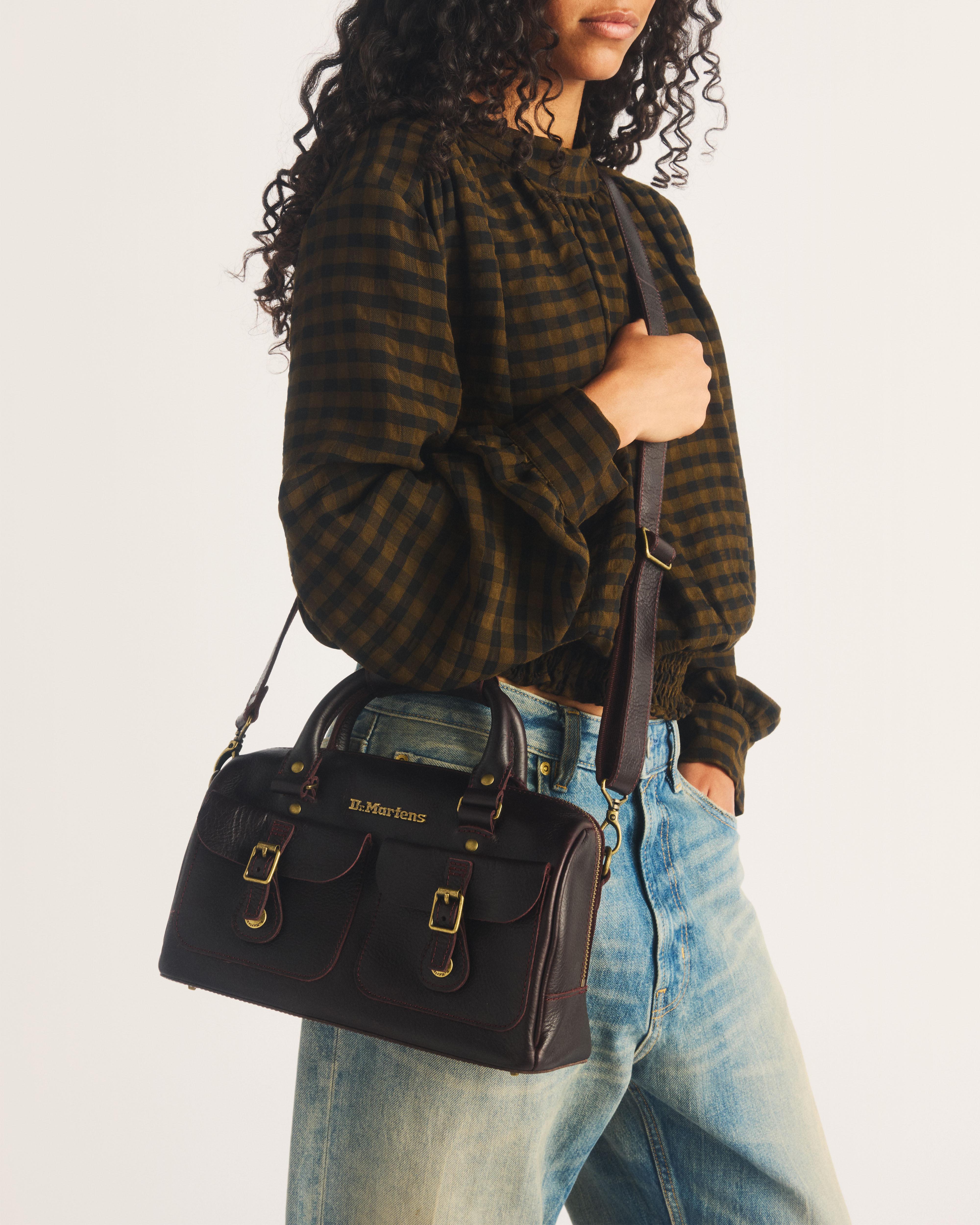 Сумка Dr. Martens Top Handle Overdrive Leather, цвет: Коричневый — фото 3