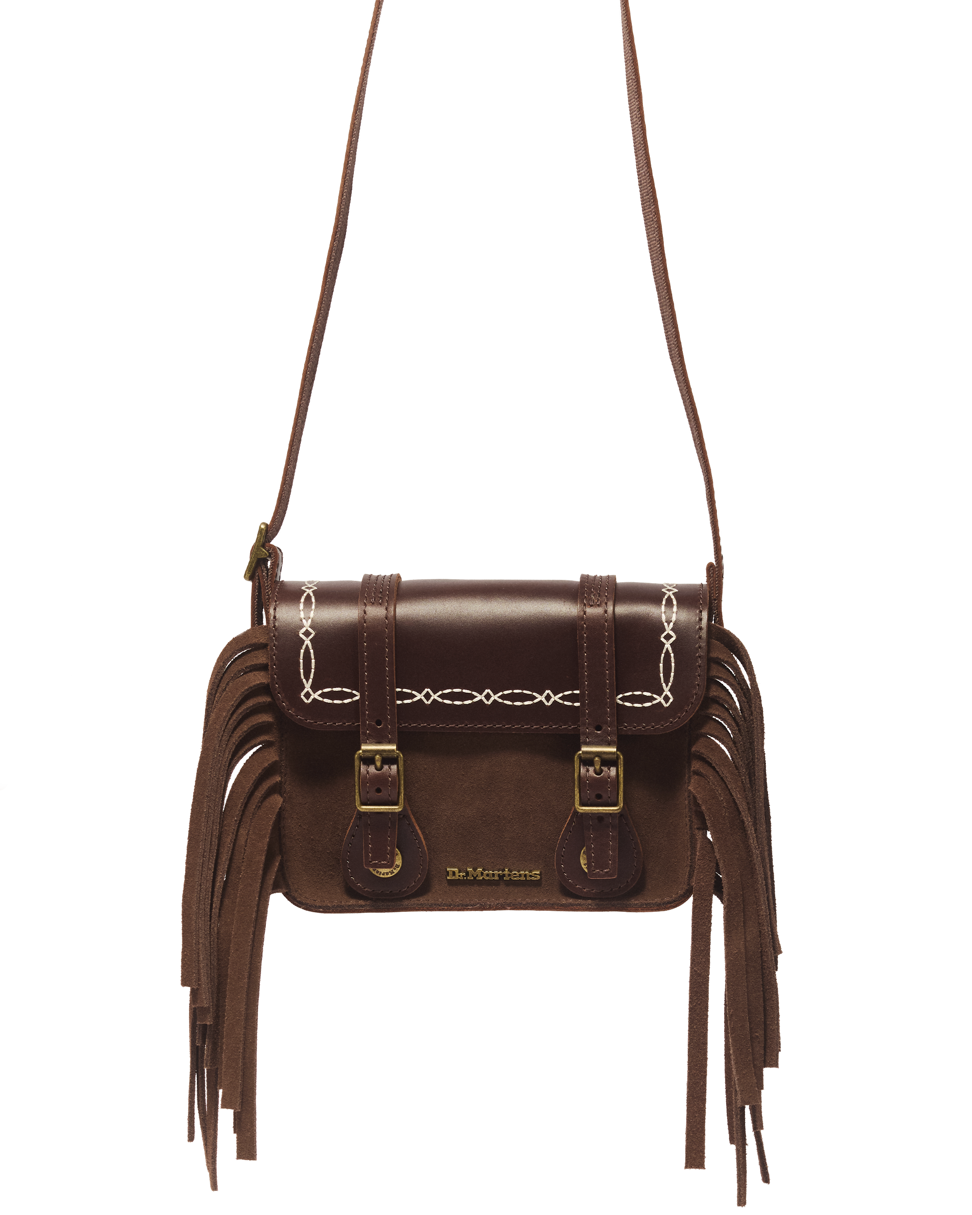 7 Inch Desert Rodeo Leather & Suede Satchel