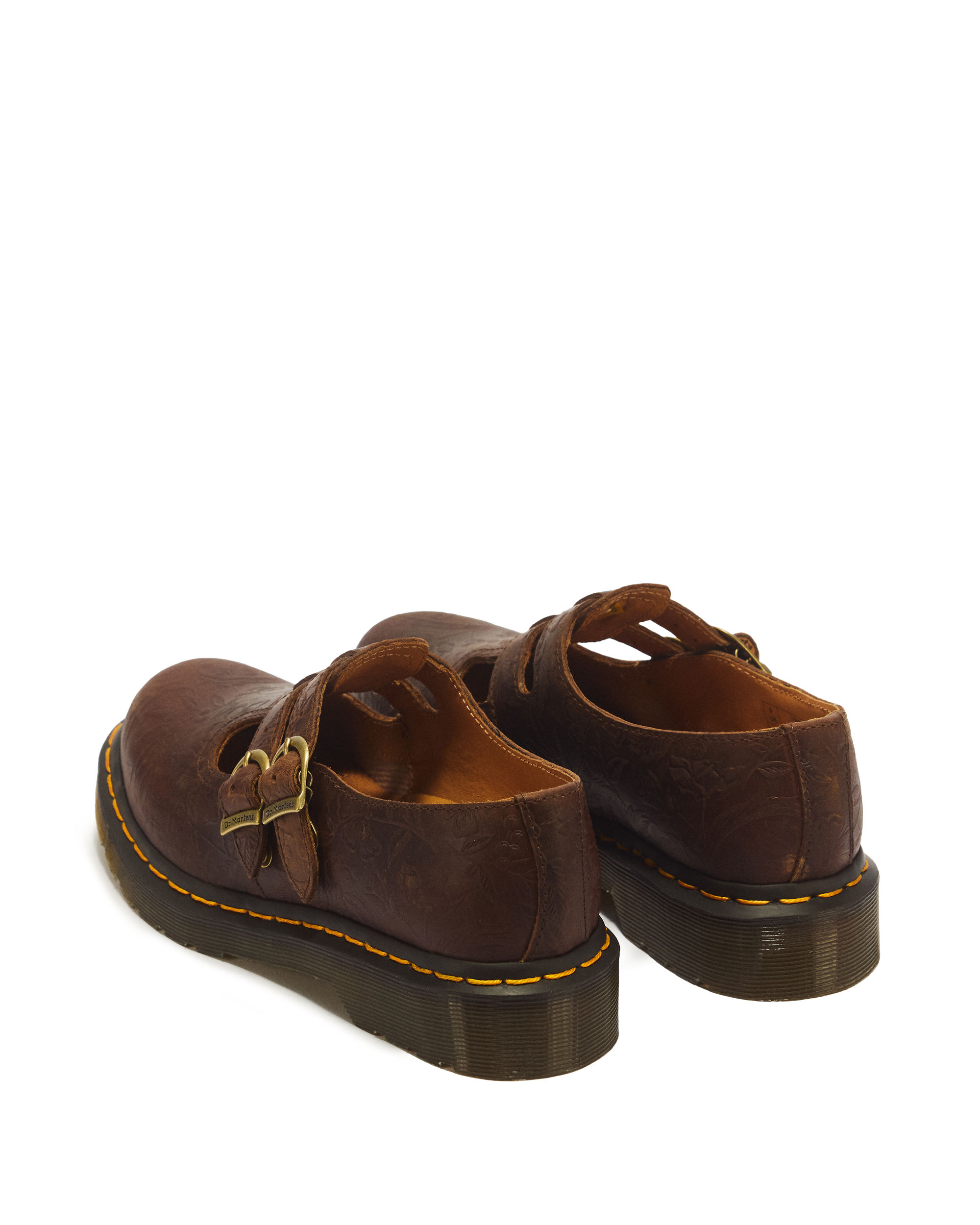 8065 II Floral Emboss Mary Jane Shoe