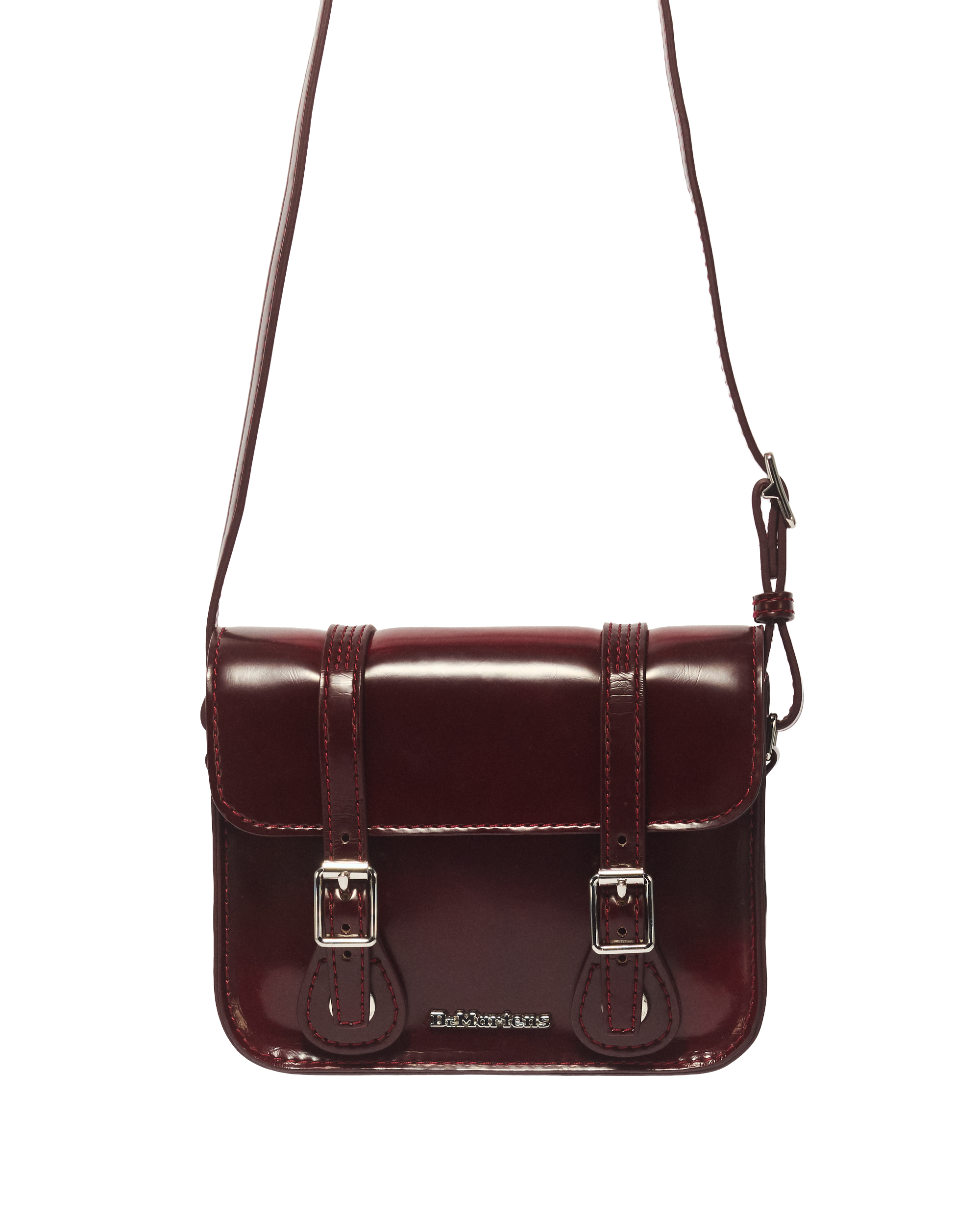 7 Inch Vegan Crossbody Bag in CHERRY RED | Dr. Martens™