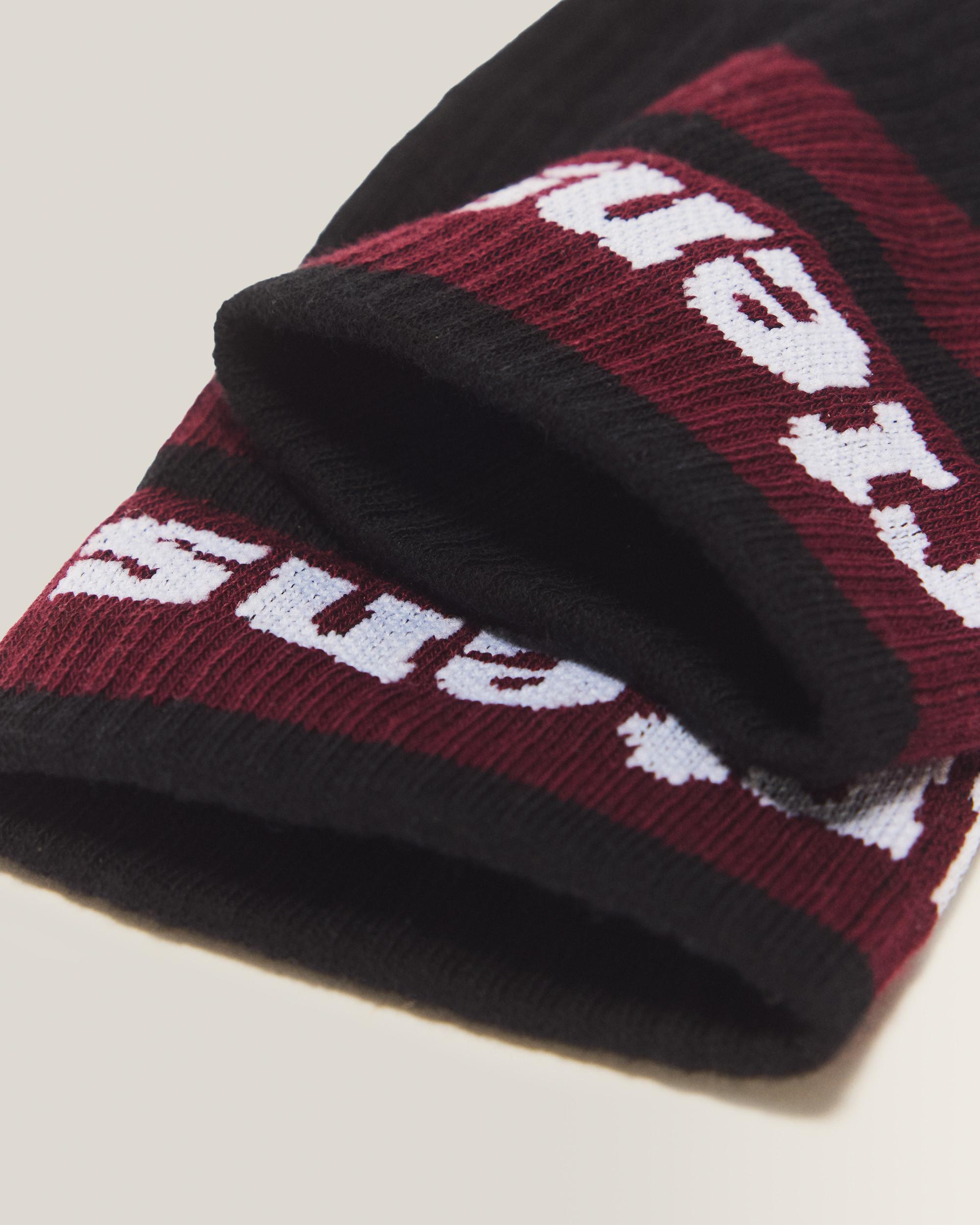 Chaussettes Athletic Logo en coton biologique mélangé
