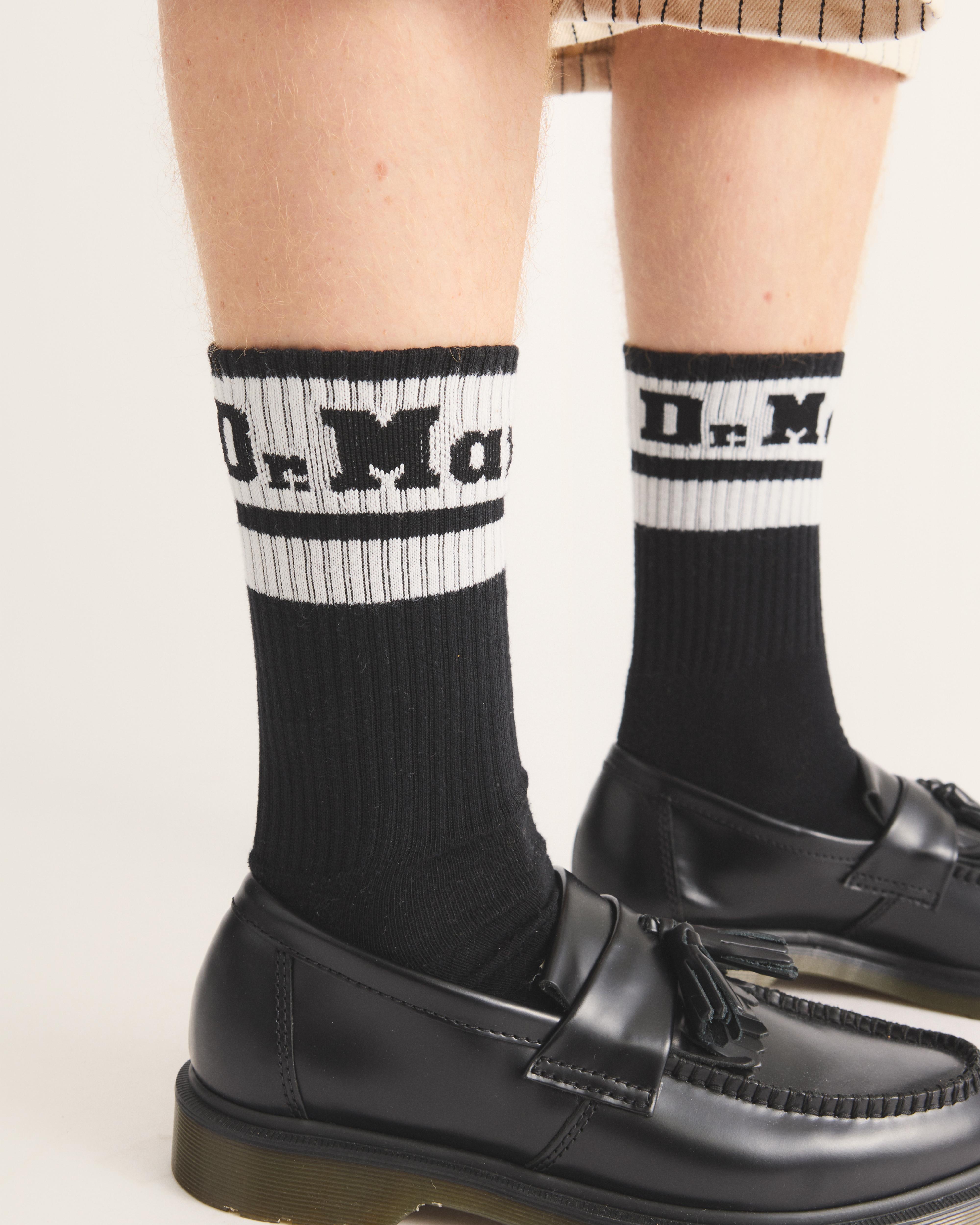 Athletic Logo Organic Cotton Blend Socks