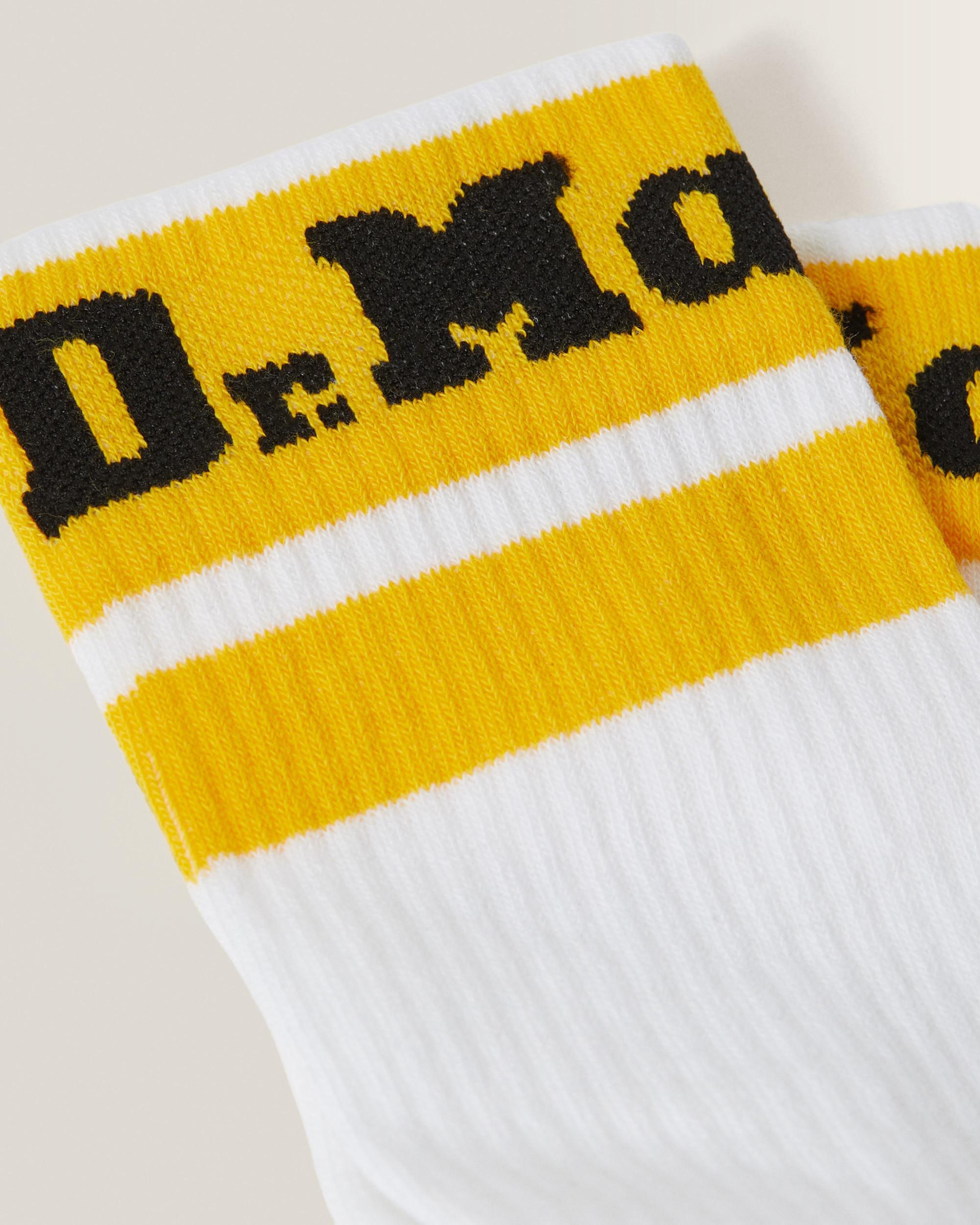 Chaussettes Athletic Logo en coton biologique mélangé