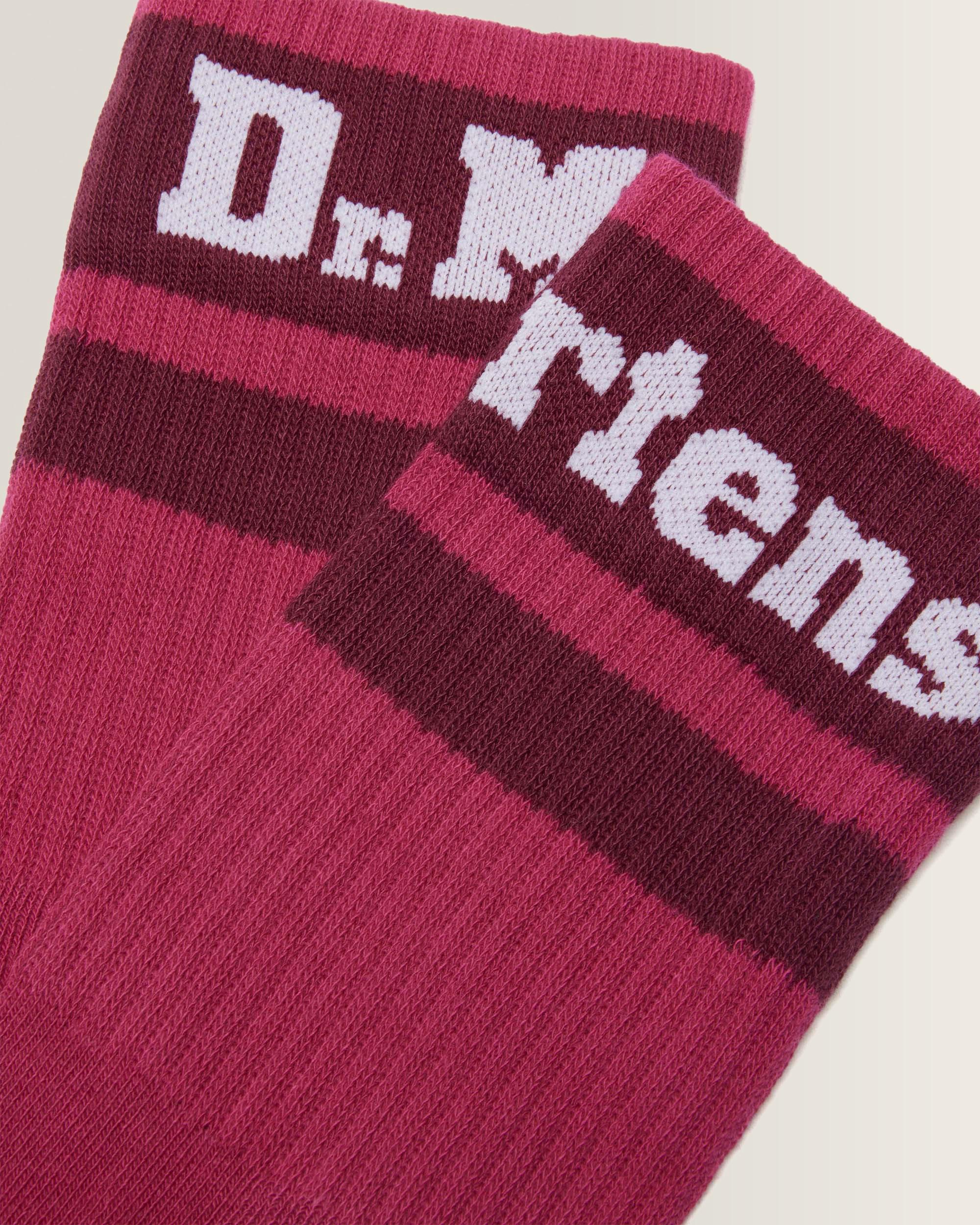 ATHLETIC LOGO ORGANIC COTTON BLEND SOCKS
