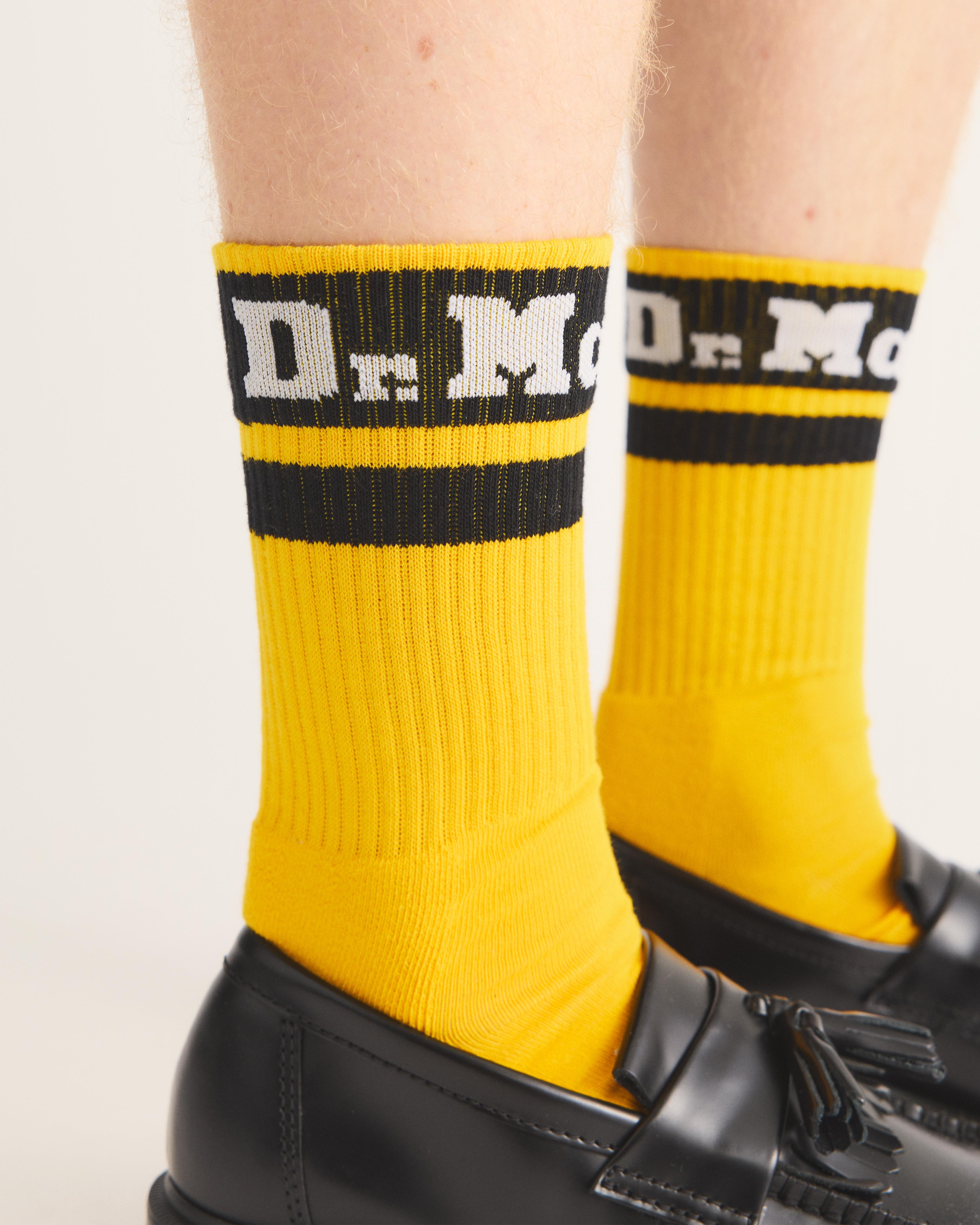 Athletic Logo Organic Cotton Blend Socks