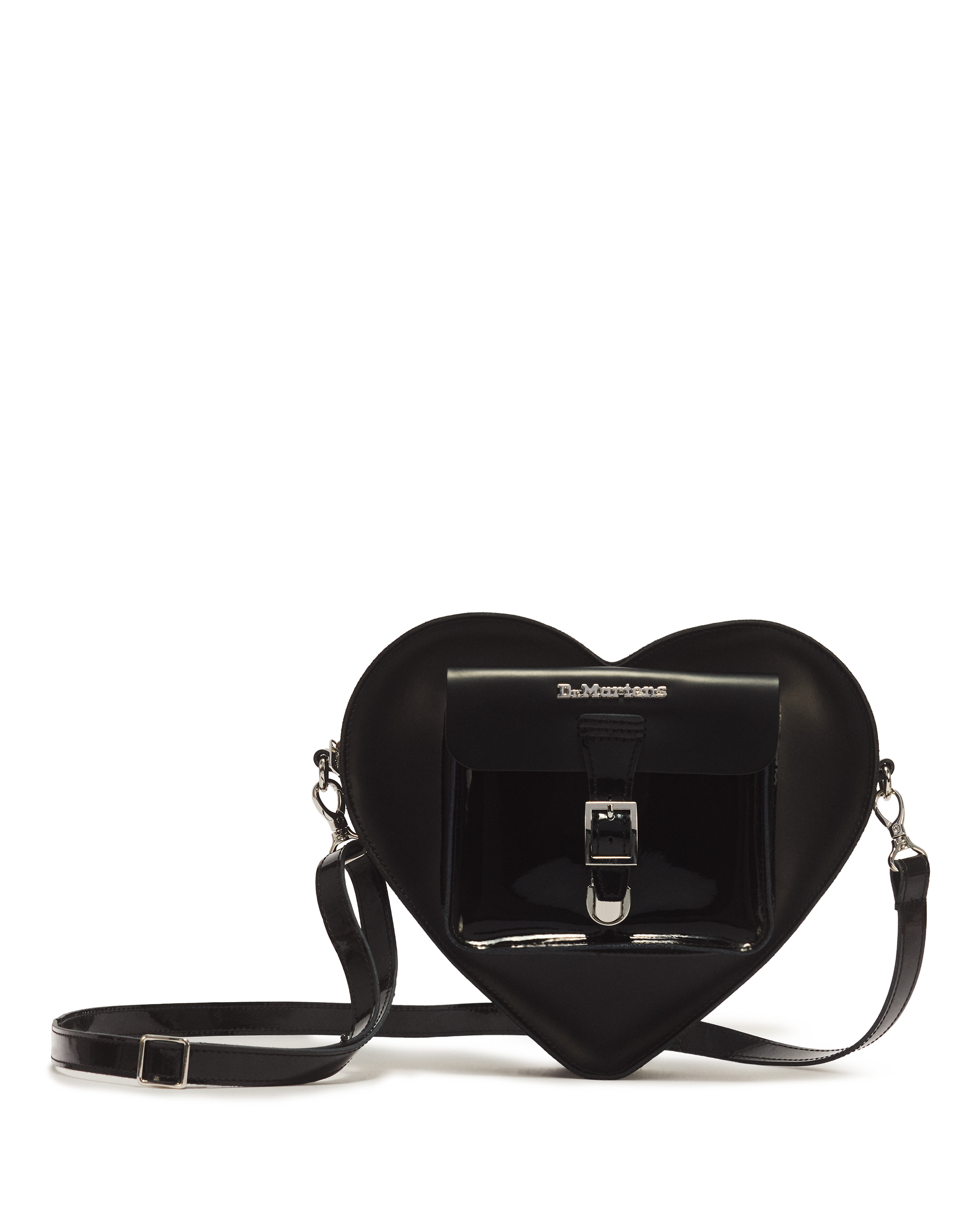 Kiev Leather Hardware Heart Shaped Bag