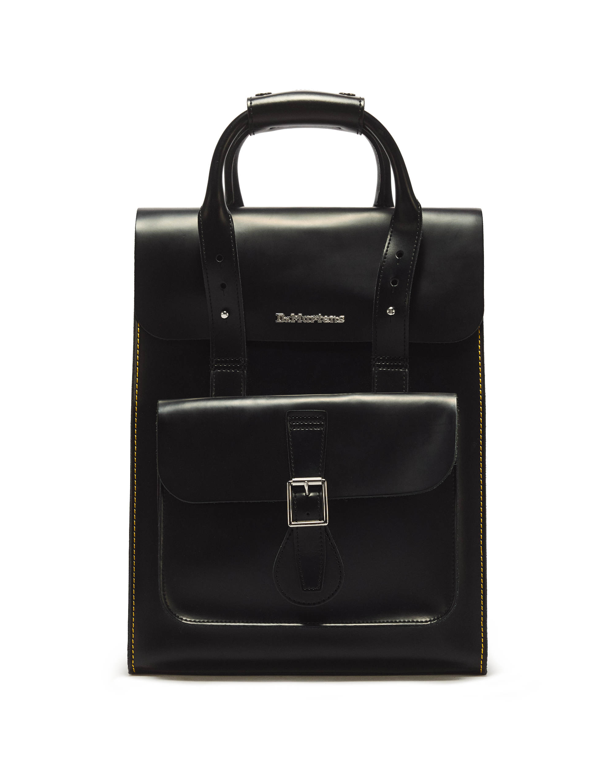Kiev Smooth Leather Laptop Backpack in Black | Dr. Martens™