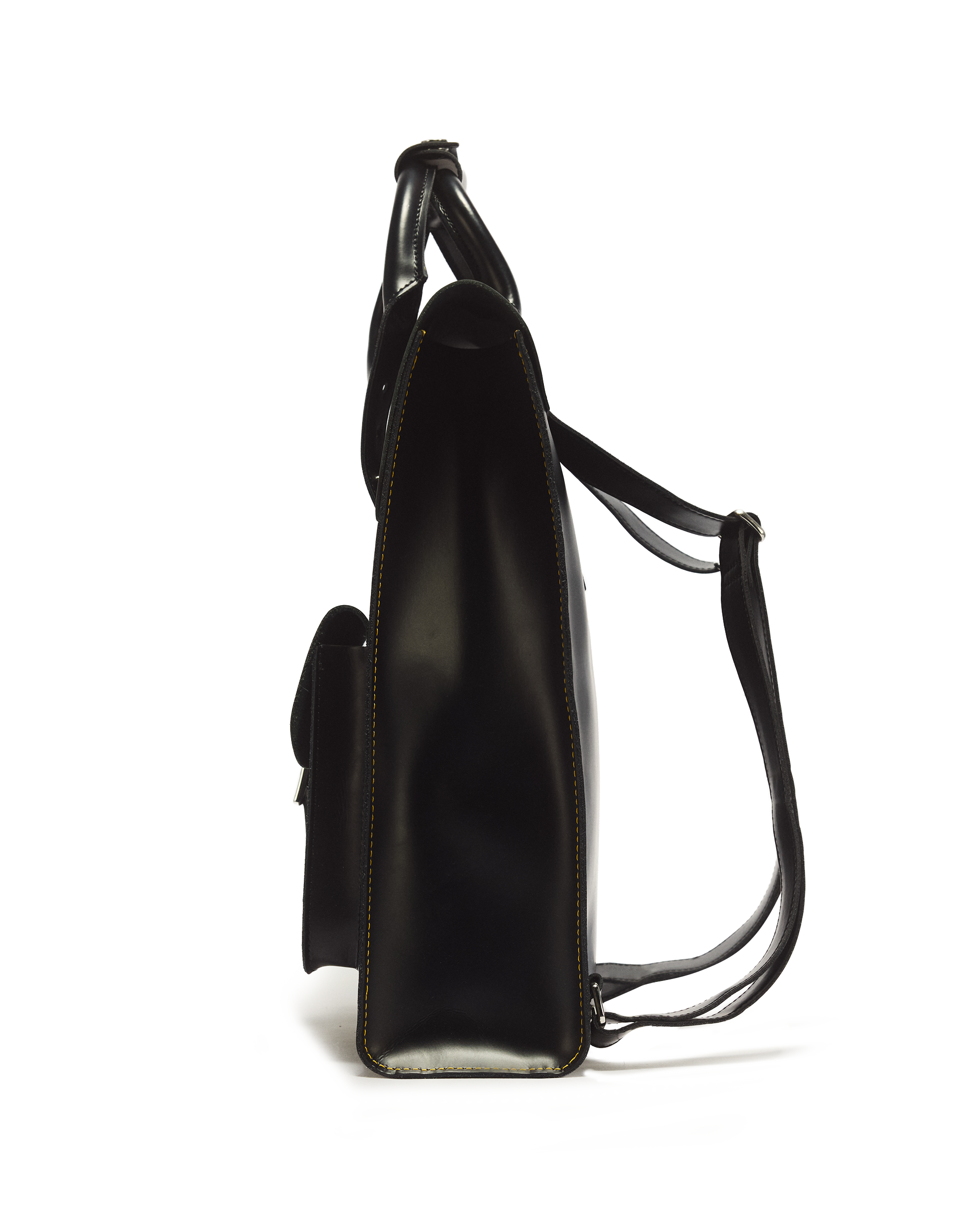 Kiev Smooth Leather Laptop Backpack in Black | Dr. Martens™