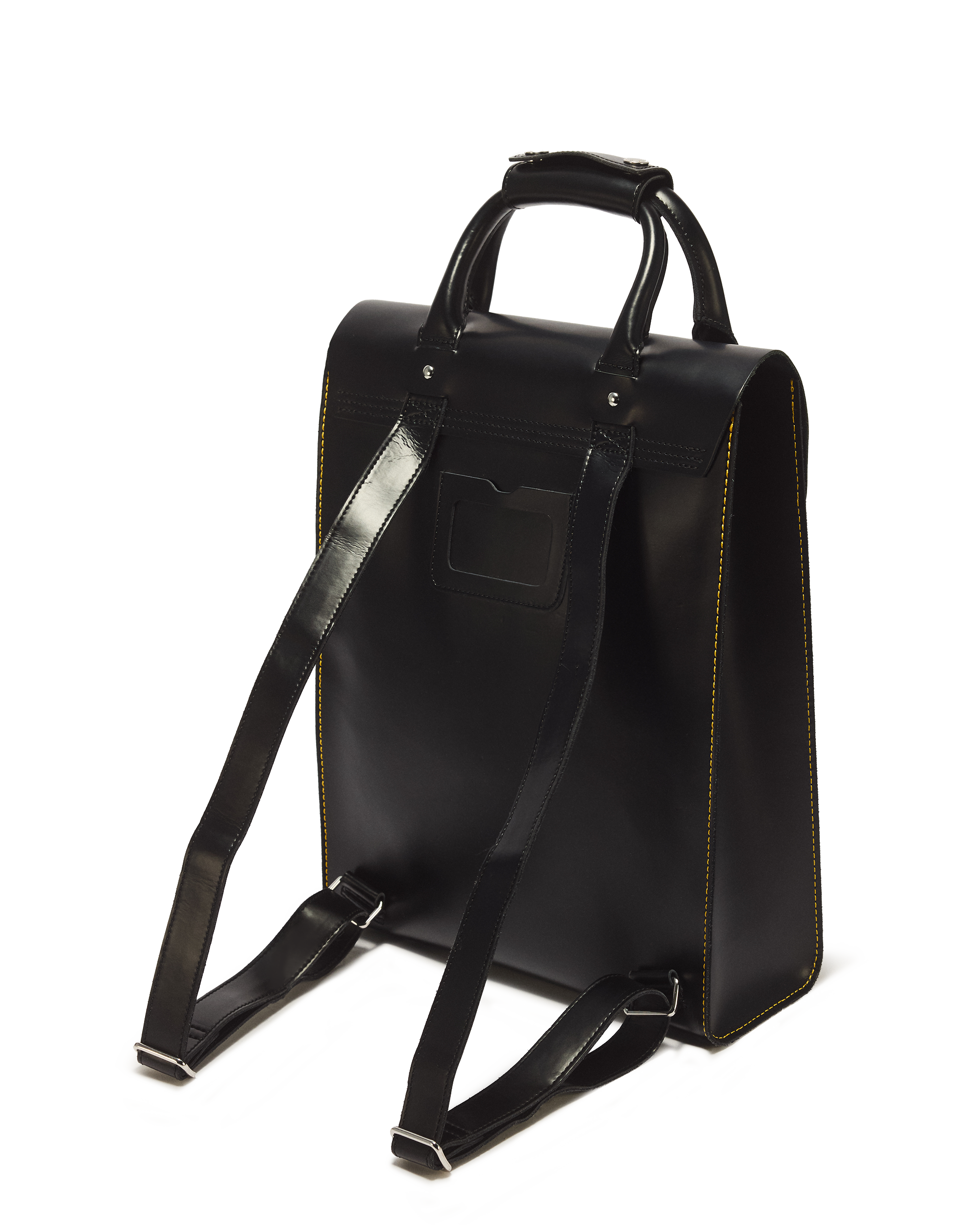Kiev Smooth Leather Laptop Backpack in Black | Dr. Martens™
