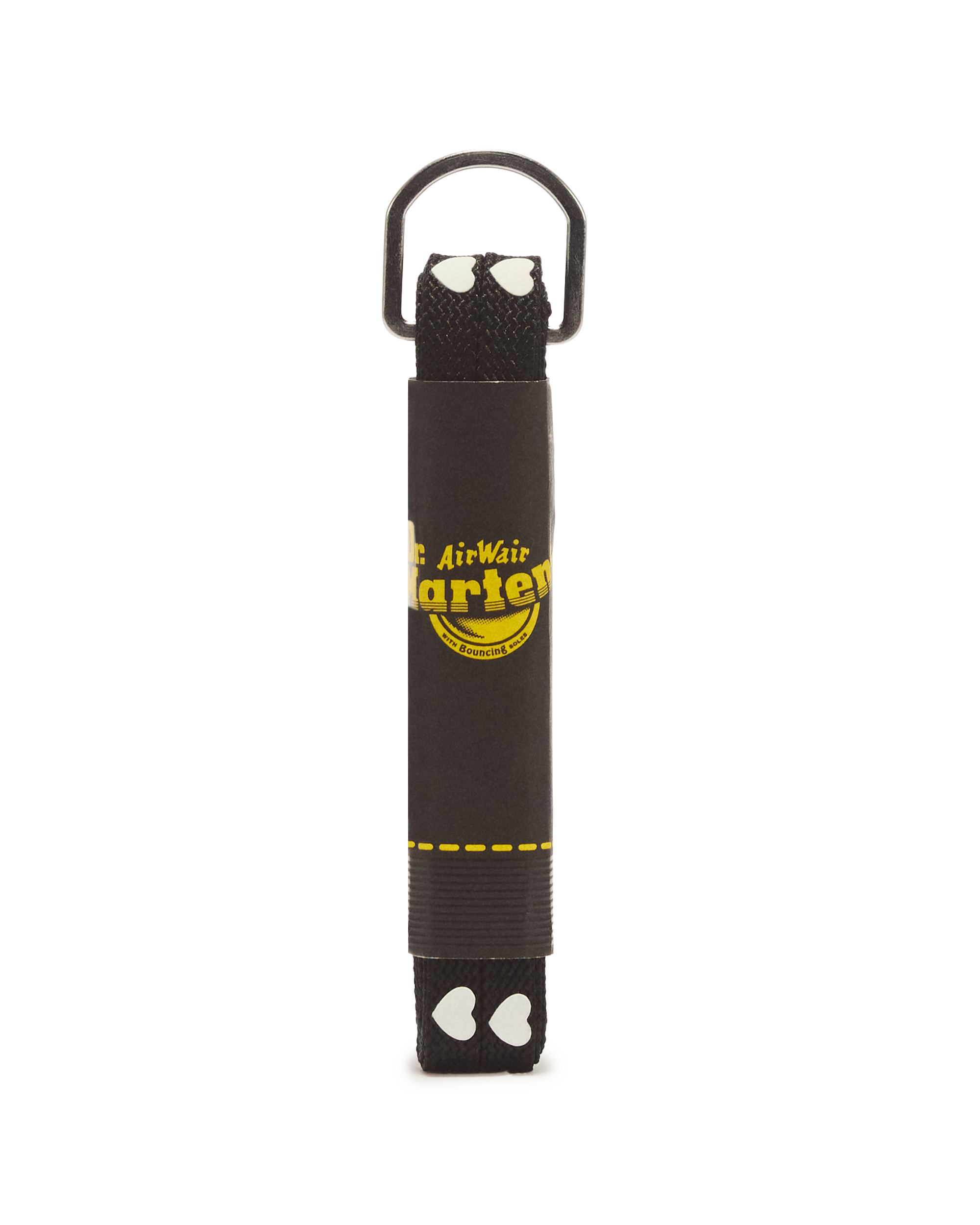 55 Inch Heart Flat Shoe Lace (8-10 Eye) in BLACK | Dr. Martens™