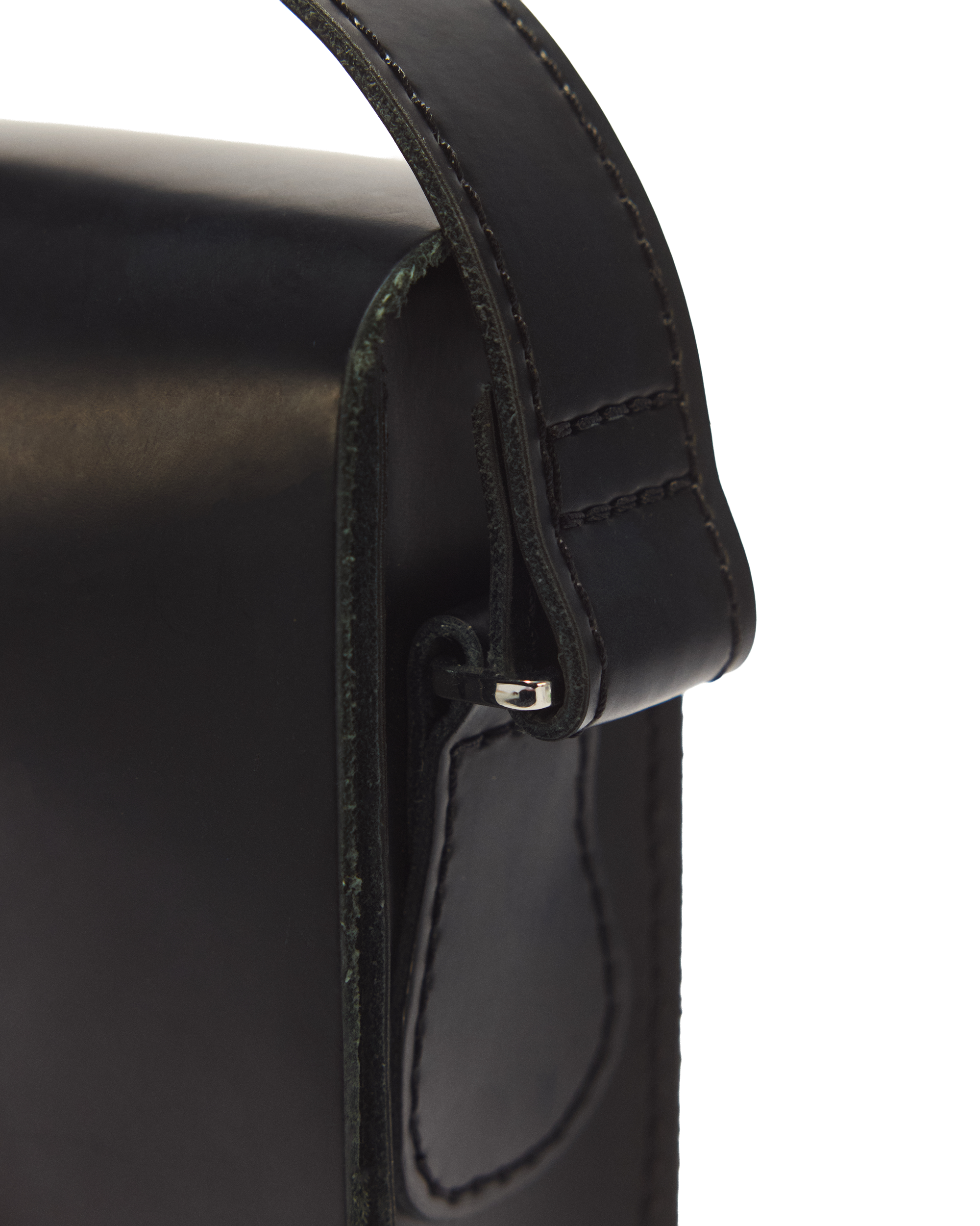 Kiev Smooth Leren Verticale Schoudertas