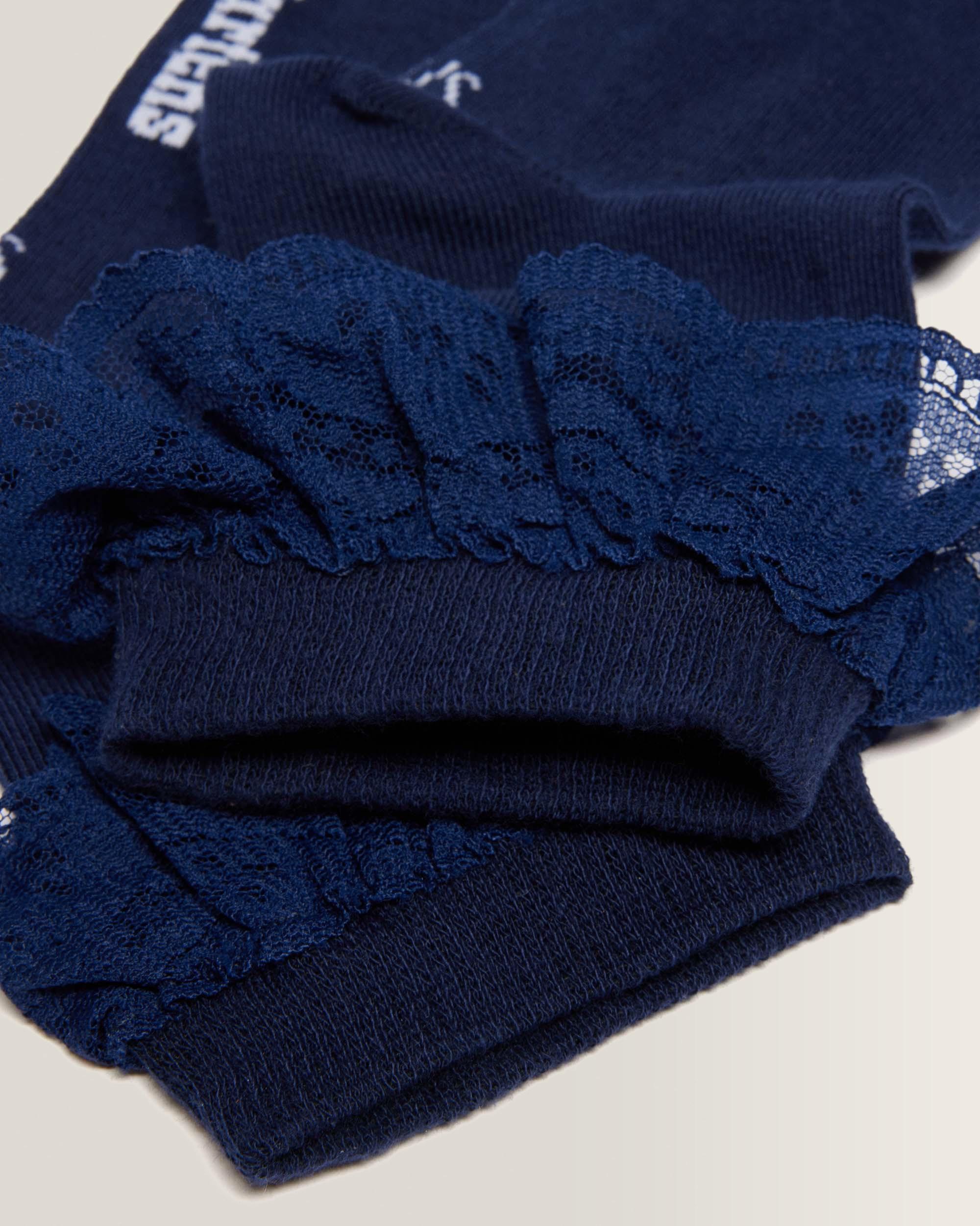 FRILL ORGANIC COTTON BLEND SOCKS