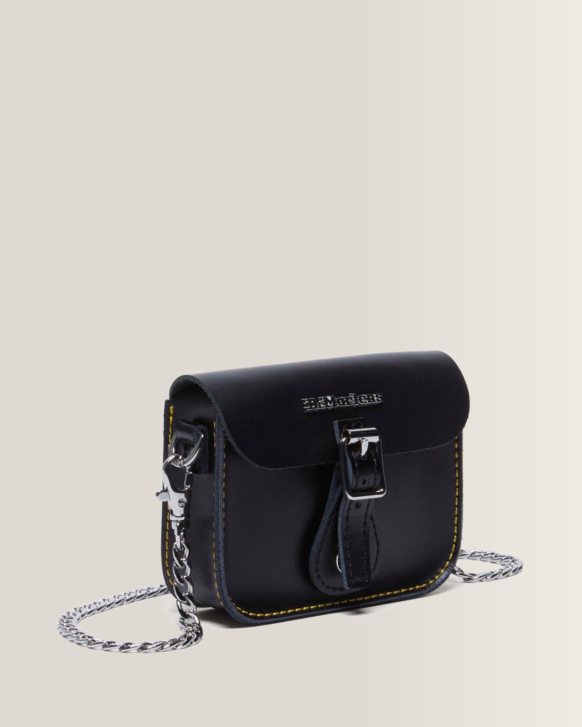 5 Inch Smooth Leather Mini Satchel