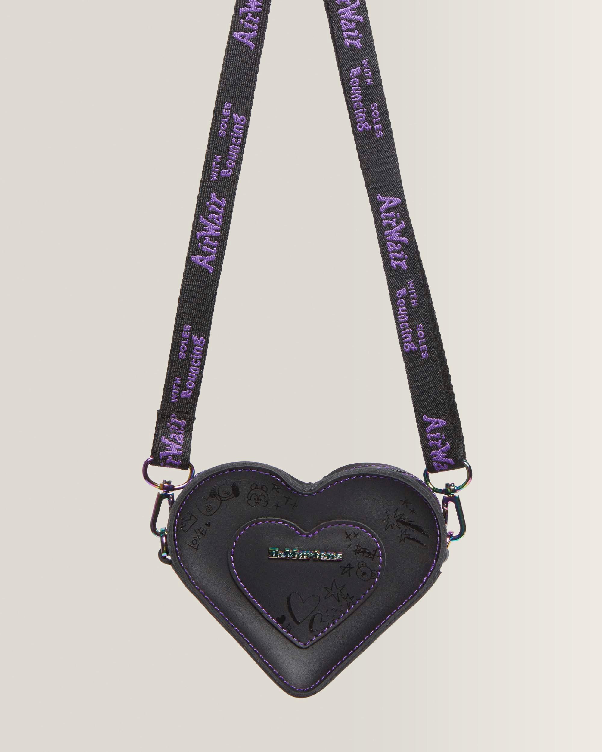 Bolso Corazón mini BT21 de piel
