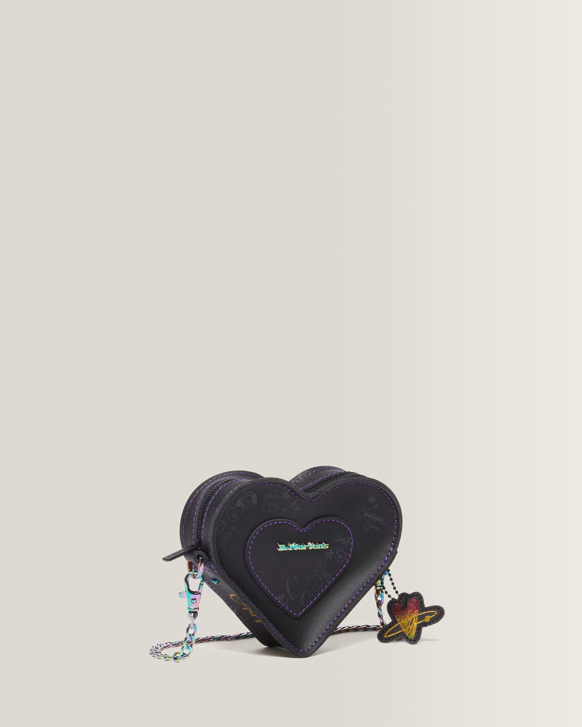 Bolso Corazón mini BT21 de piel