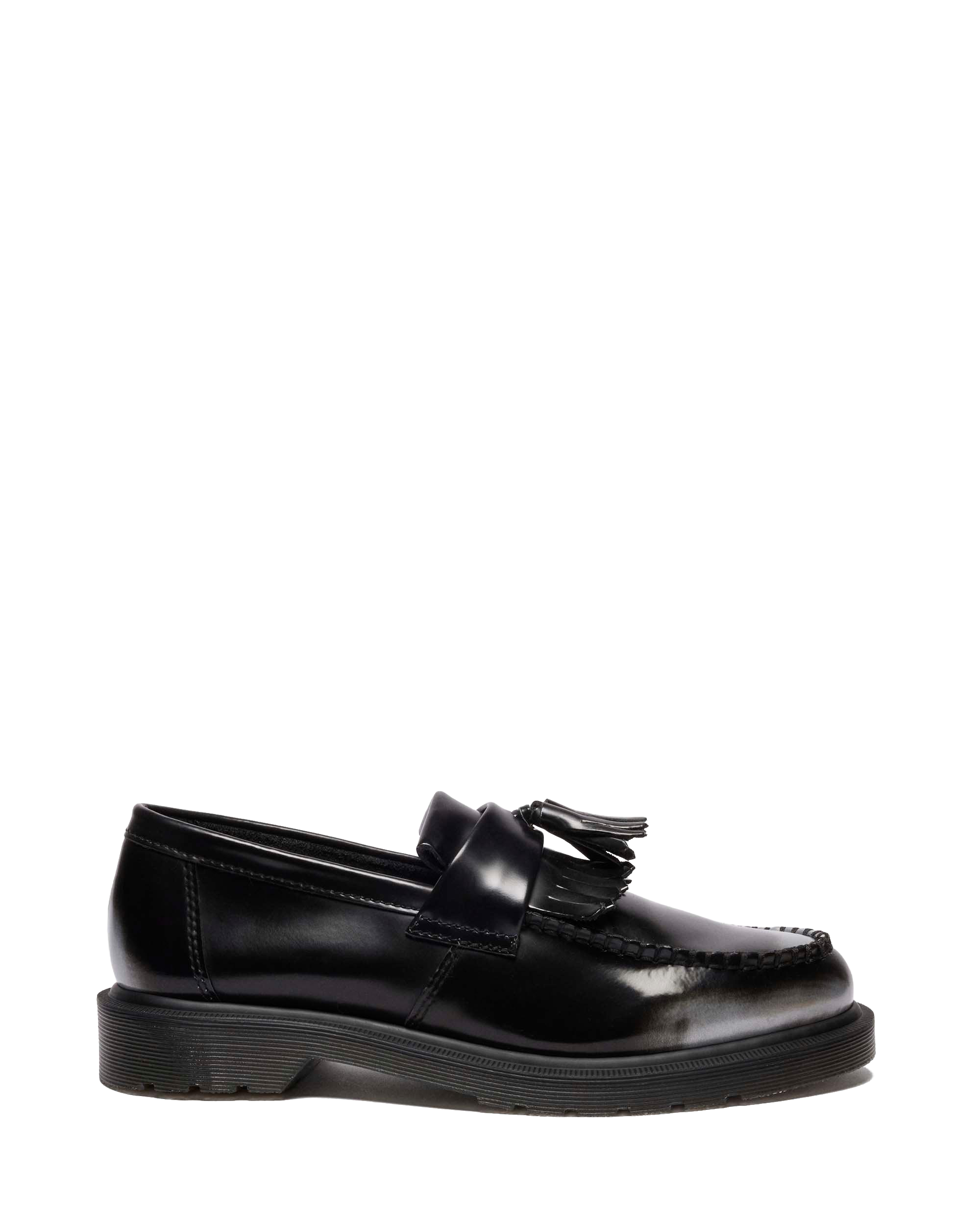 Adrian Tassel Arcadia Rub Off Leather Loafers in Green | Dr. Martens™