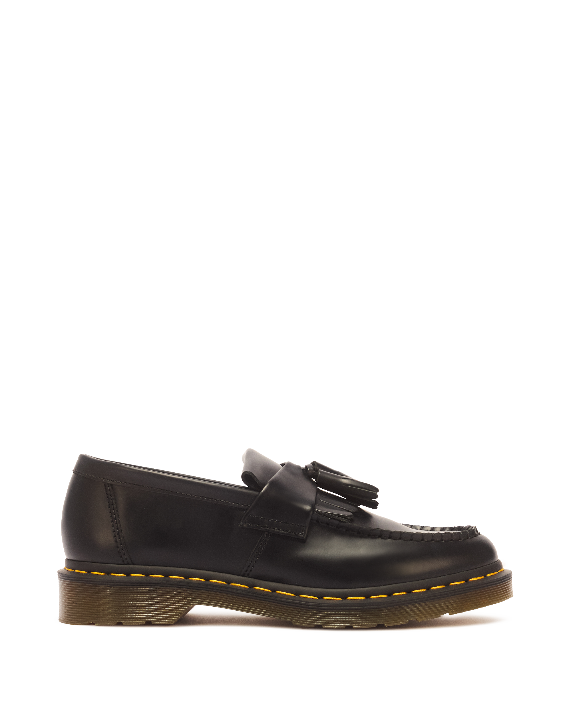 Adrian Smooth Leather Tassel Loafers in Black | Dr. Martens™
