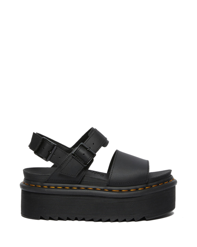 SANDALI PLATFORM VOSS QUAD DI PELLE CON CINTURINO