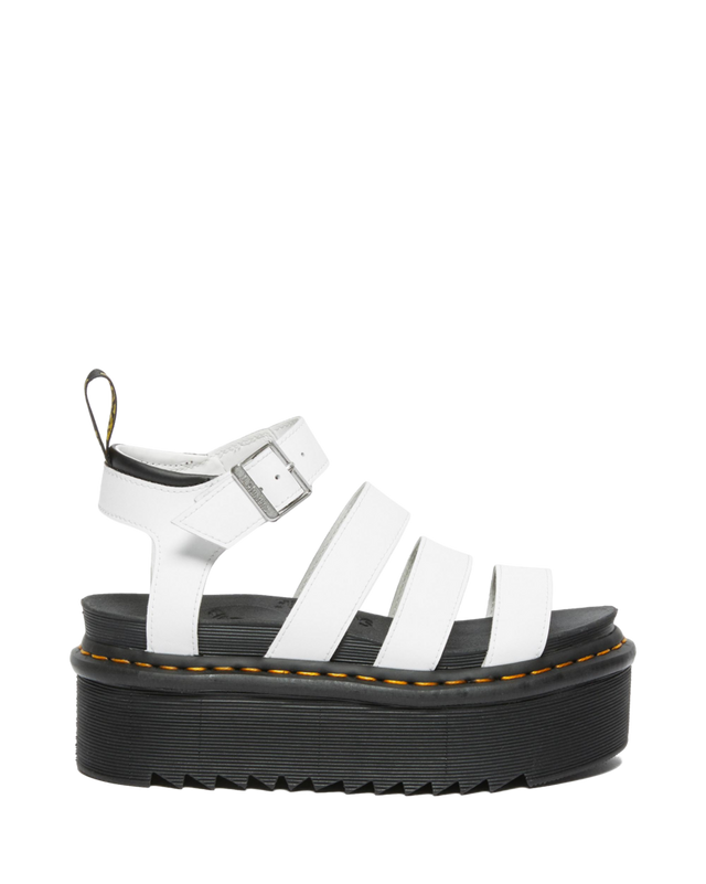 SANDALI PLATFORM DI PELLE BLAIRE QUAD HYDRO STILE GLADIATORE