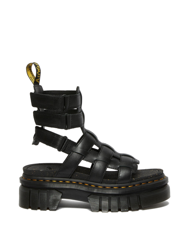 RICKI NAPPA LUX LEATHER PLATFORM GLADIATOR SANDALS