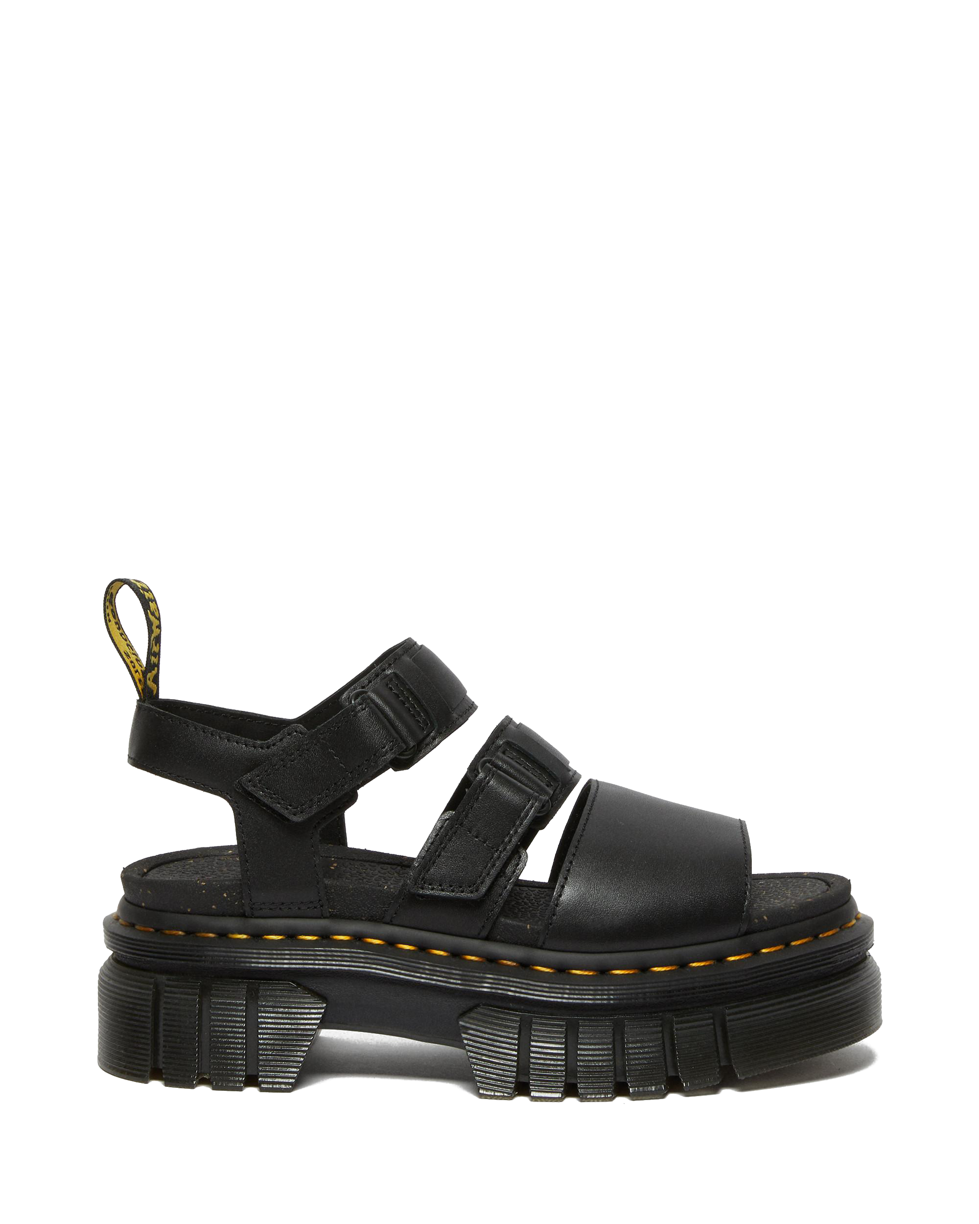 Sandalias con plataforma Ricki de piel Nappa Lux con 3 tiras product image