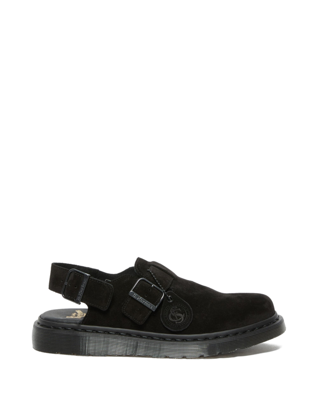 JORGE MADE IN ENGLAND SUEDE SLINGBACK MULES