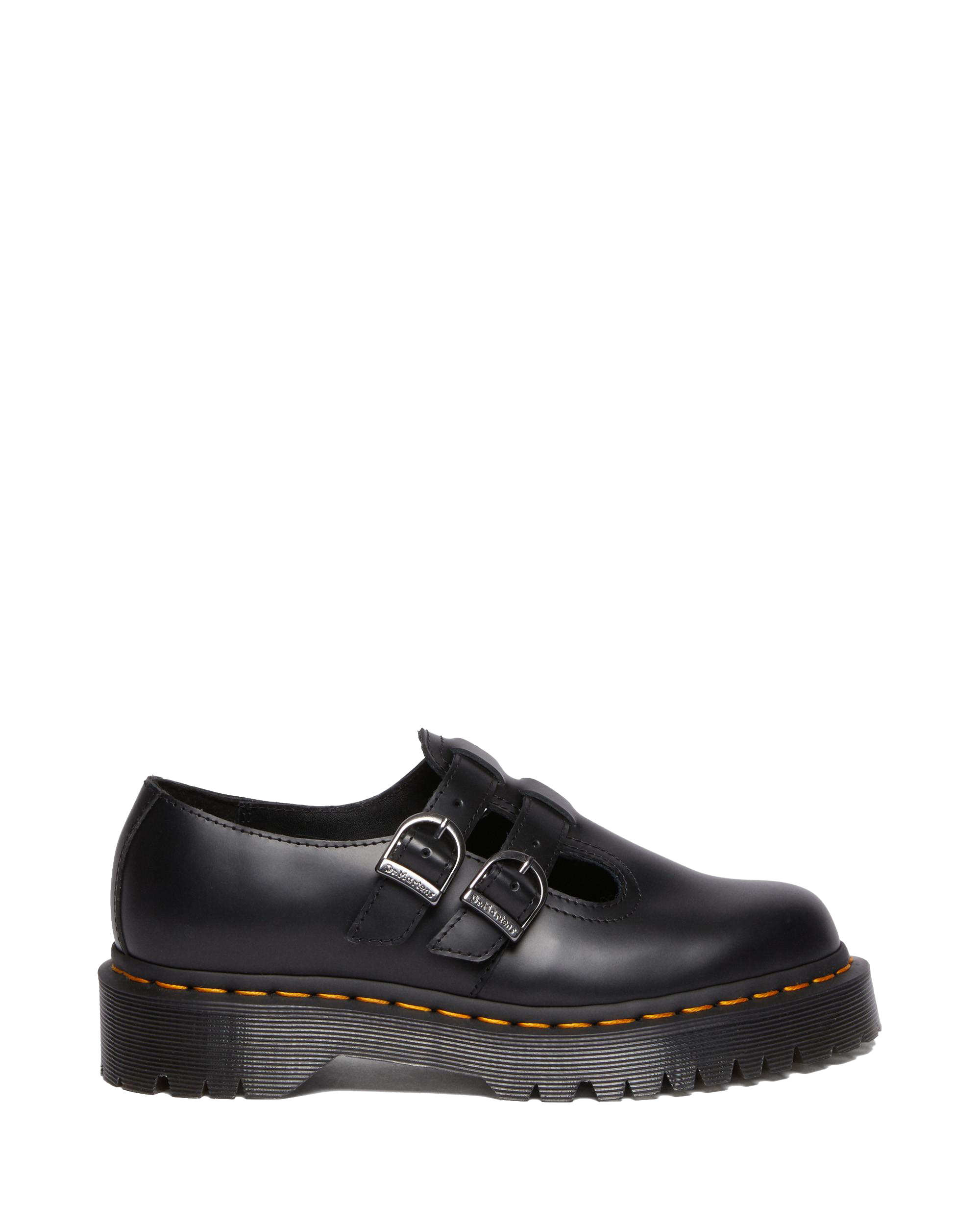 8065 II Bex Smooth Leather Platform Mary Jane Shoes in Black | Dr