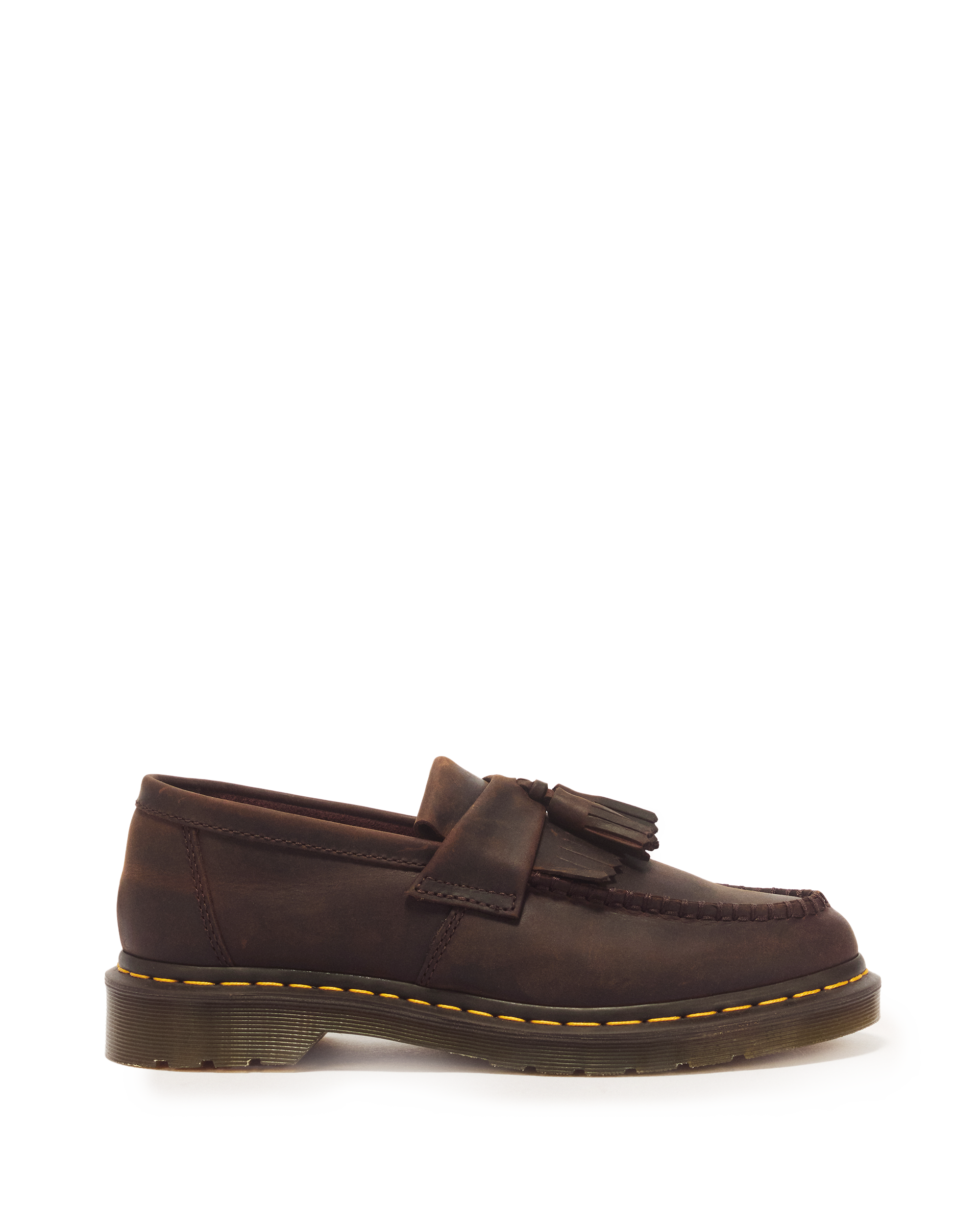 Adrian Smooth Leather Tassel Loafers in Black | Dr. Martens™