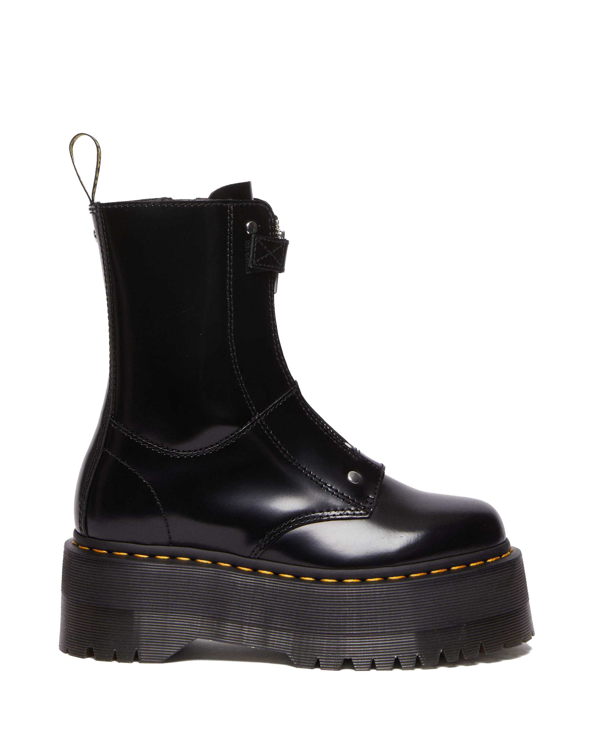 Jetta Hi Max Buttero Leather Platform Boots in Black Buttero | Dr