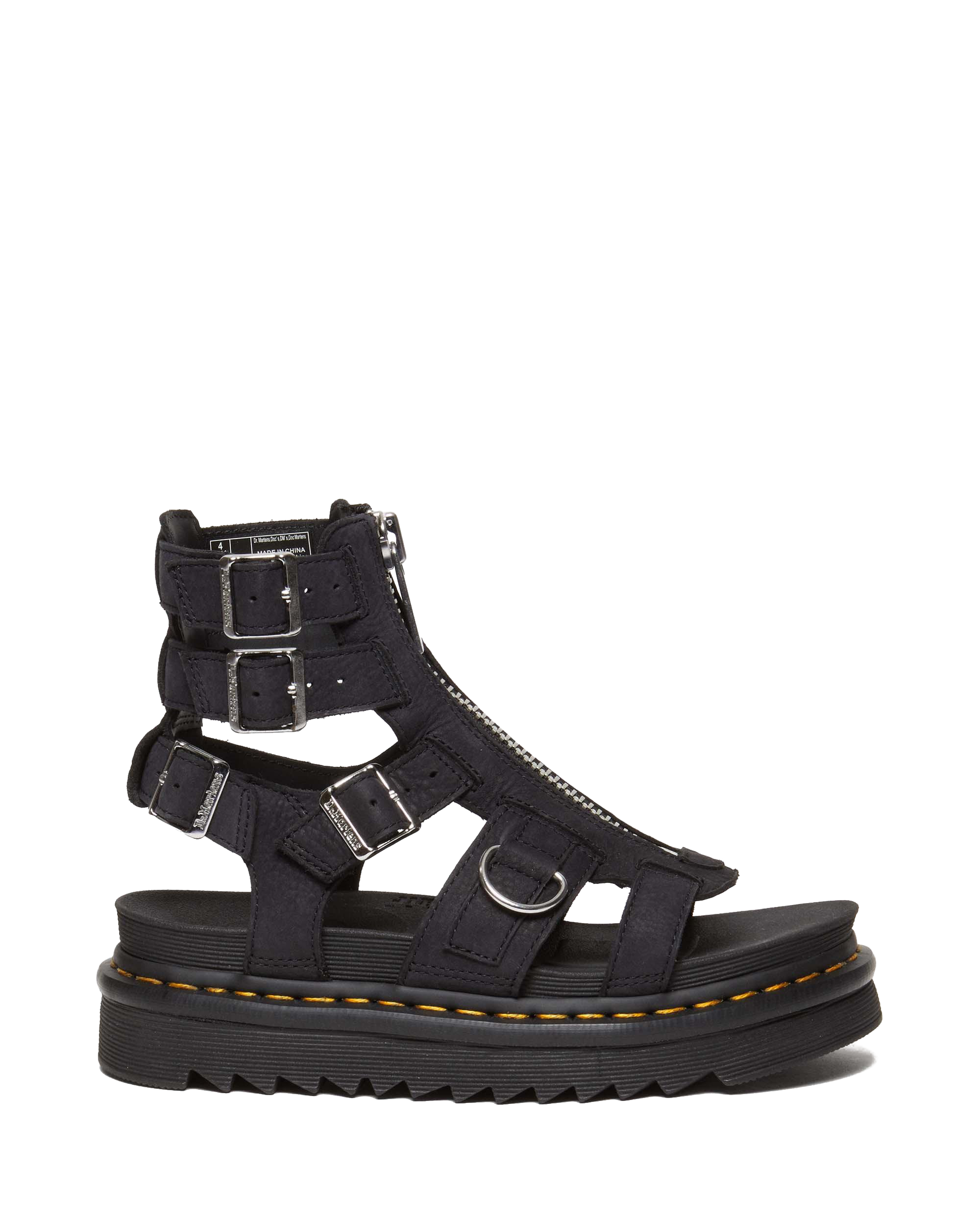 Sandalias Olson de piel Tumbled Nubuck con cremallera product image