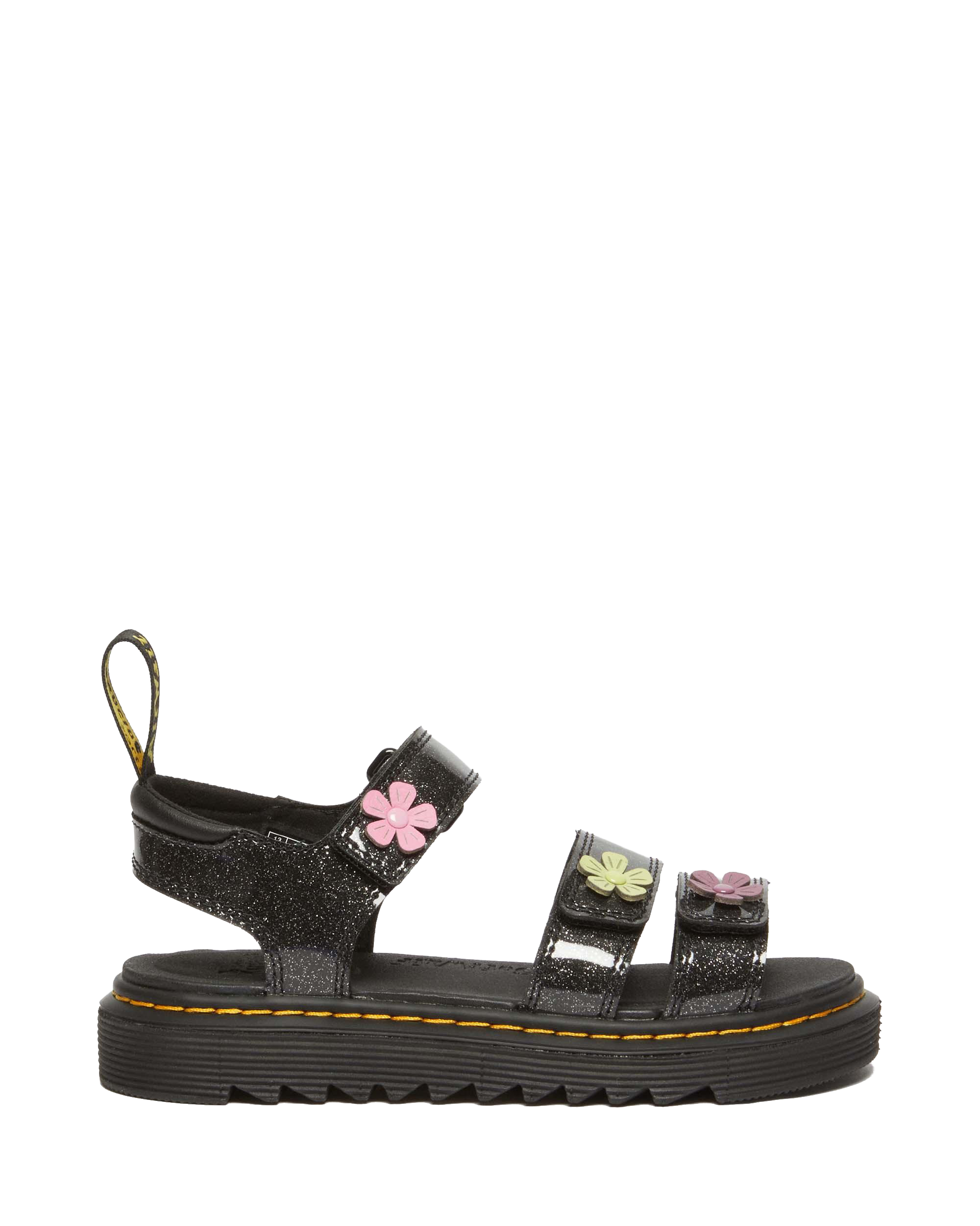 Sandalias Klaire de purpurina con tiras de velcro para junior product image