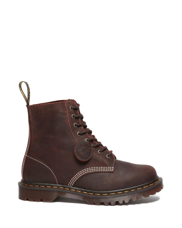 MADE IN ENGLAND WAX COMMANDER LACE UP BOOTS