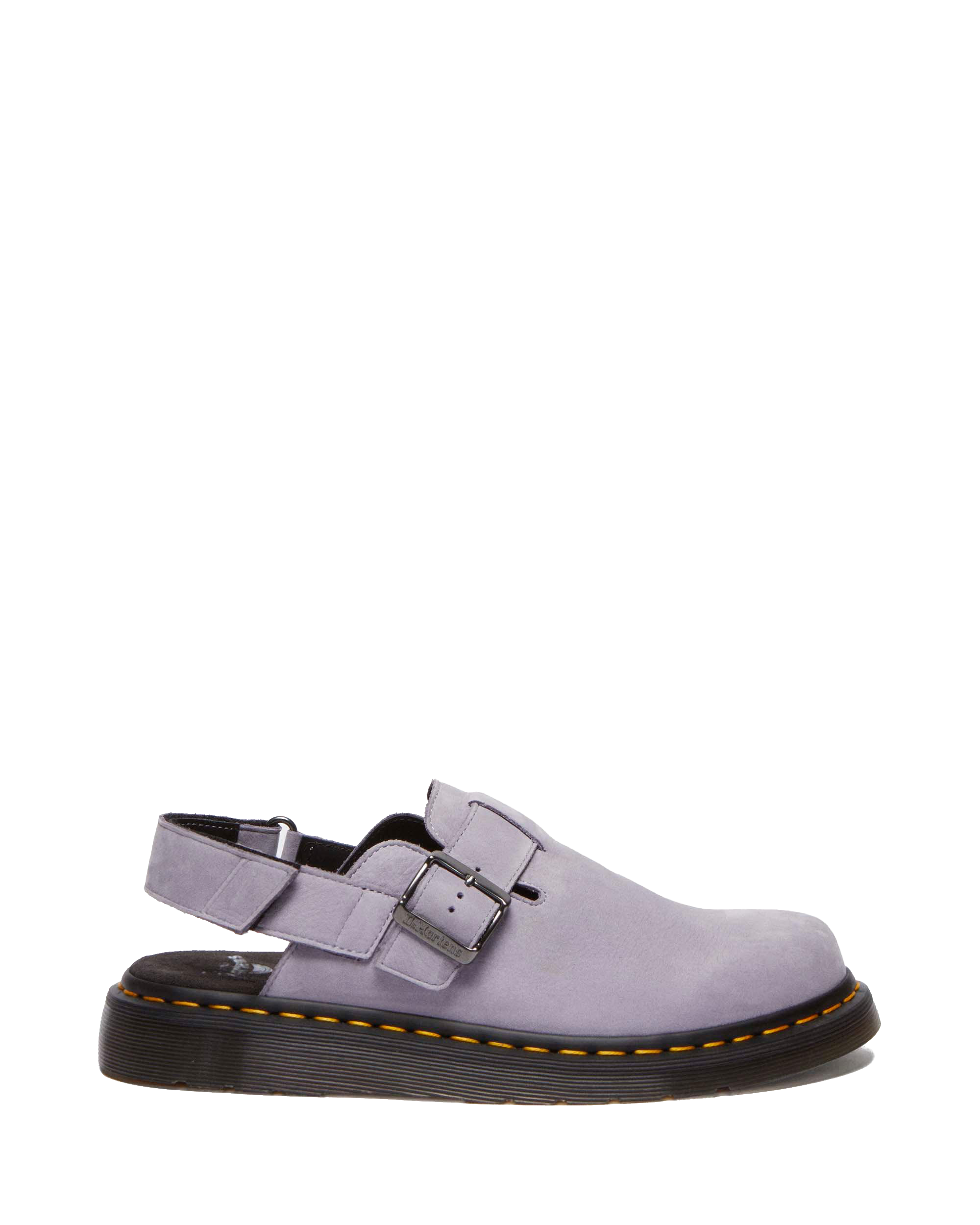 Jorge II Suede Mules in Purple | Dr. Martens™