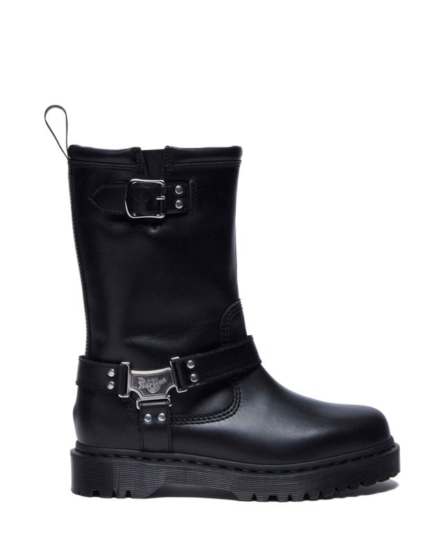 ANISTONE TALL LEATHER BIKER BOOTS