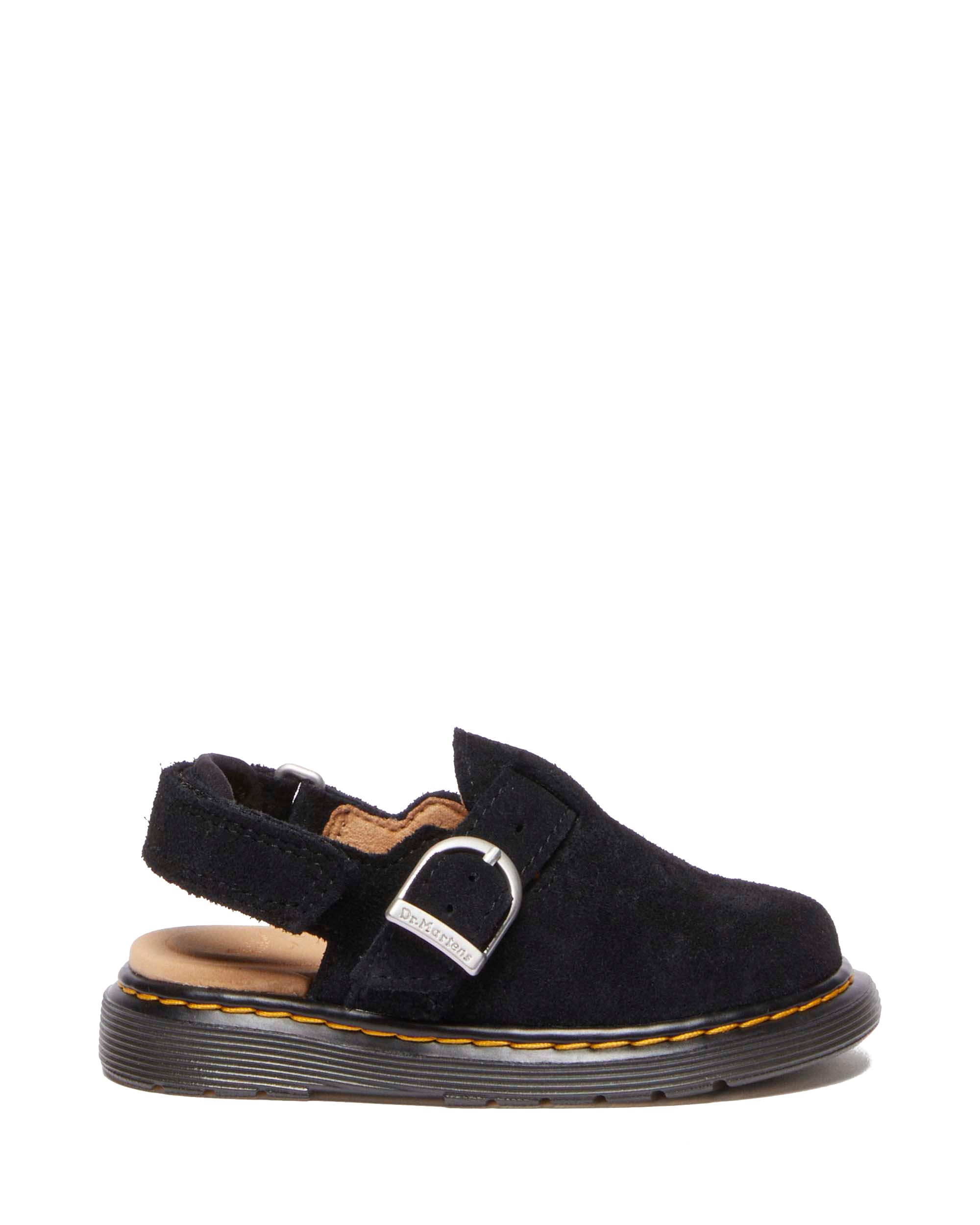 Toddler Jorgie Suede Mules in Black Bronx Suede | Dr. Martens™