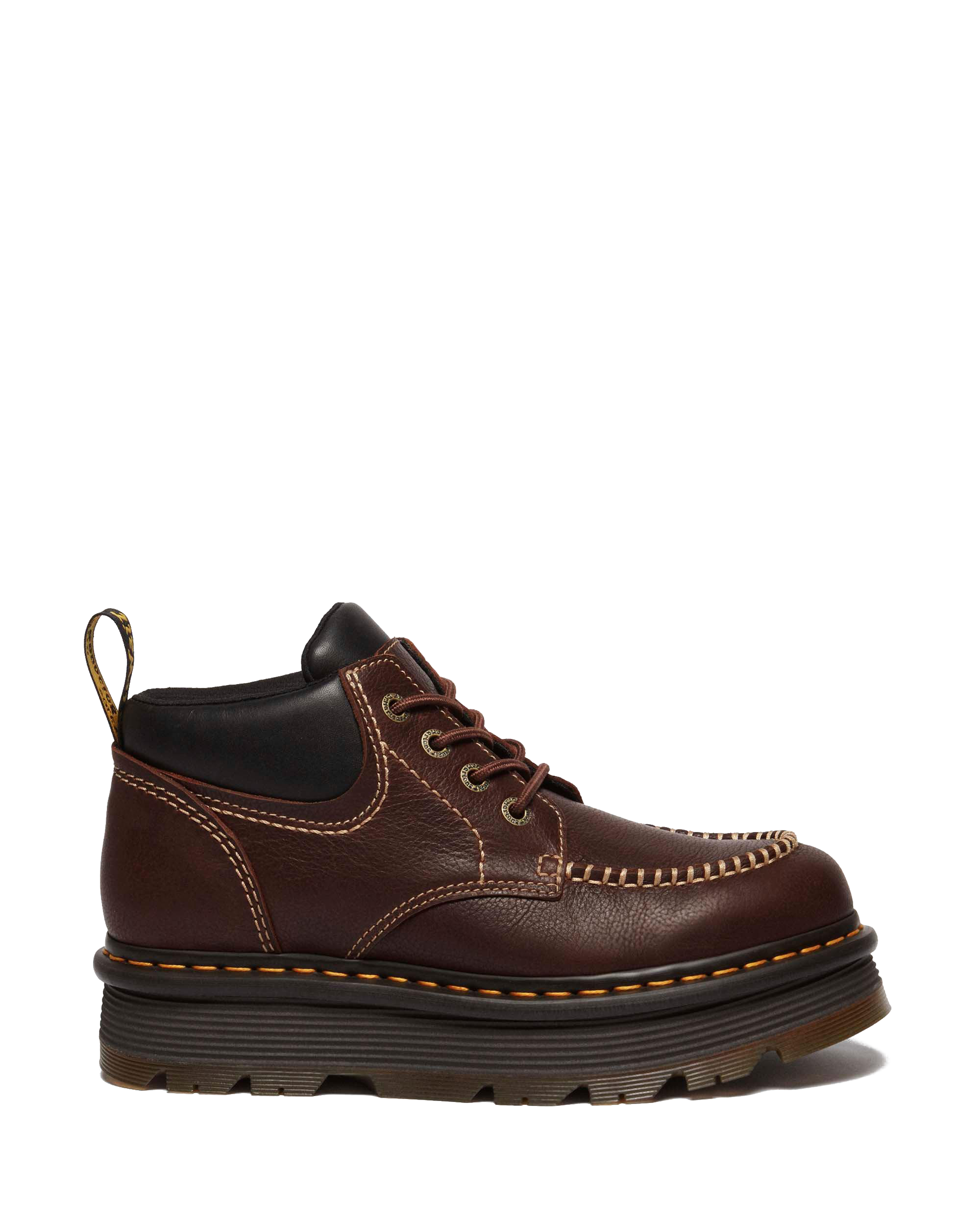 LEATHER BROWN+BLACK