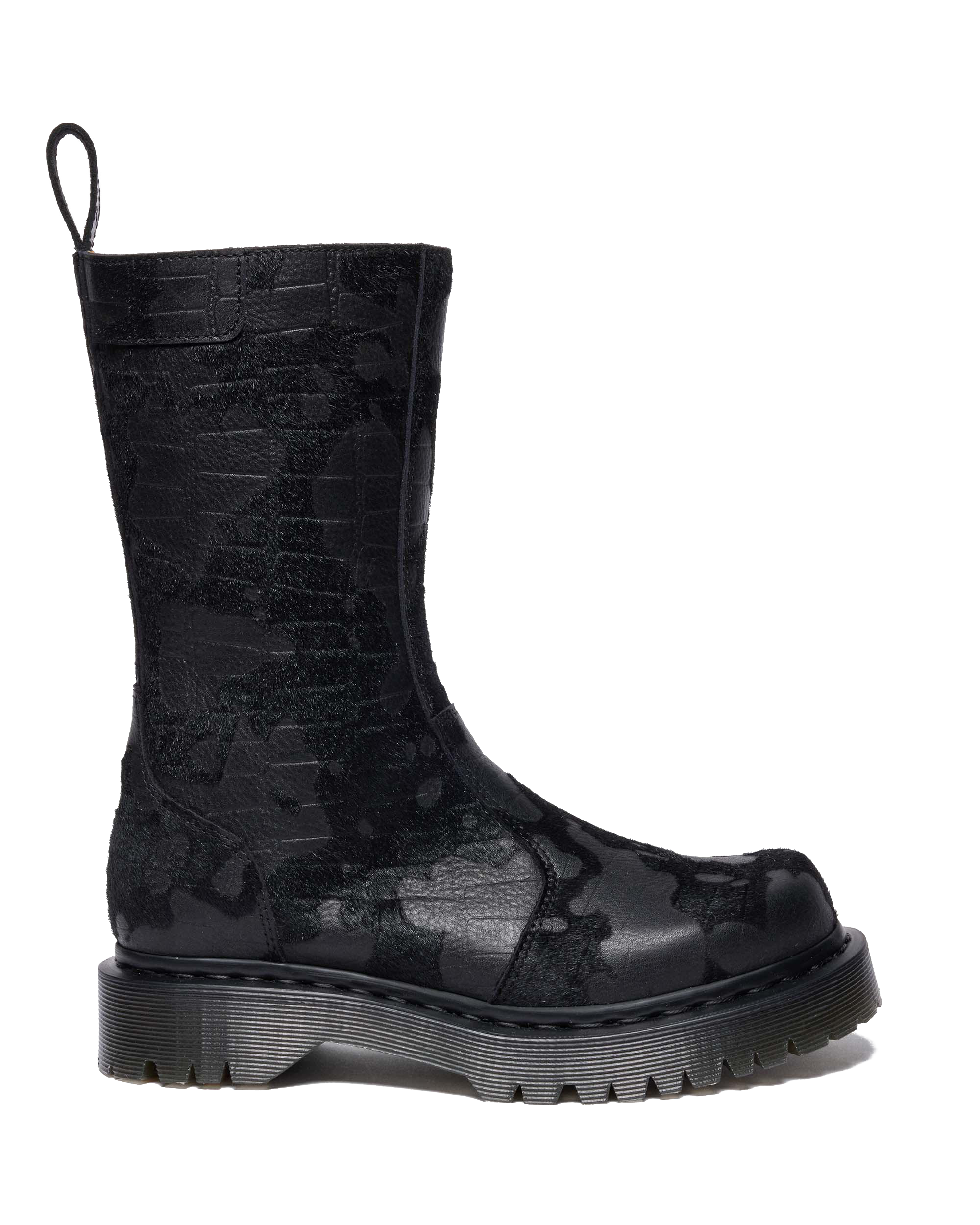 Botas Rejena de piel Croc Emboss y Hair On product image