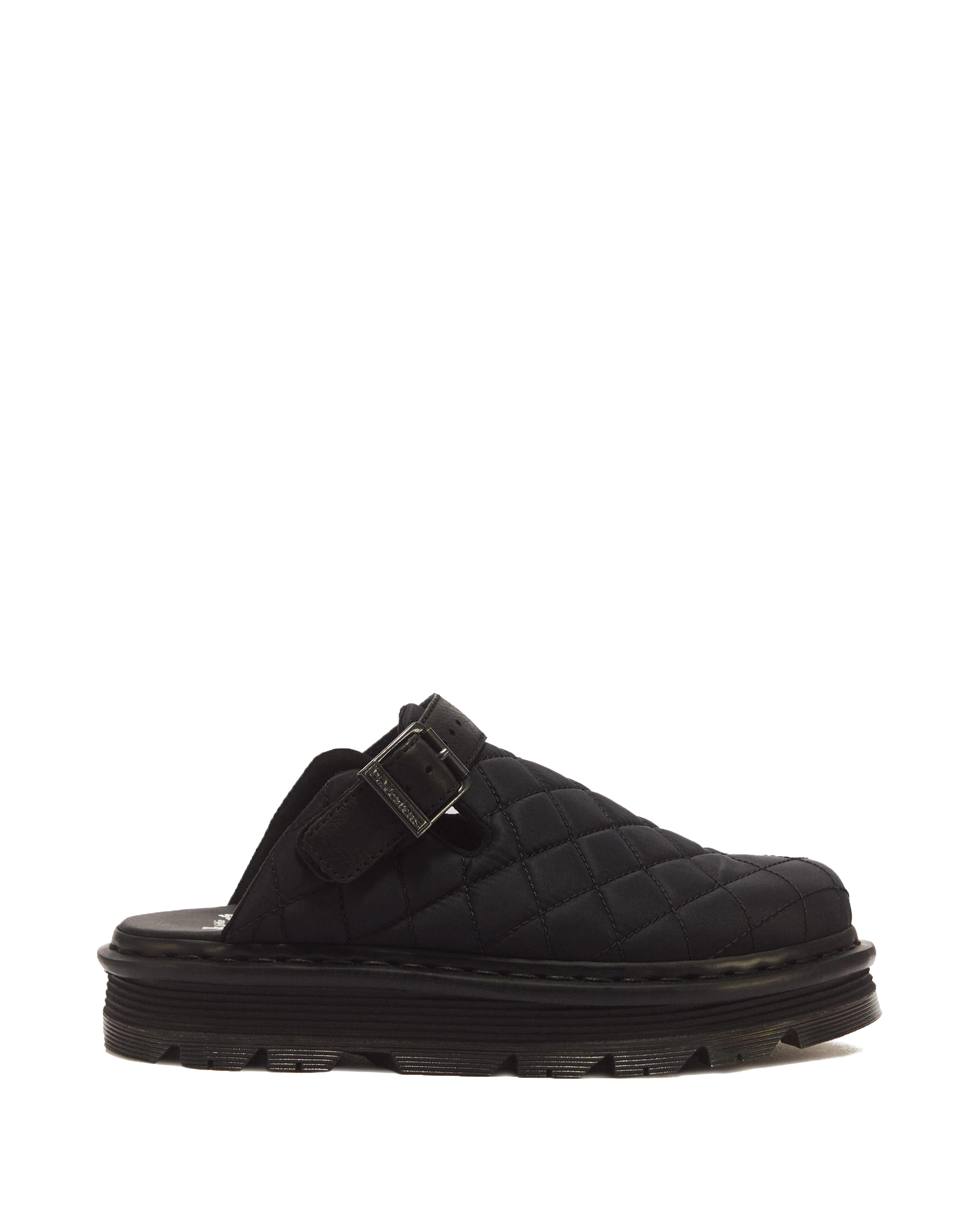 Zebzag Quilted Canvas Platform Mules product image