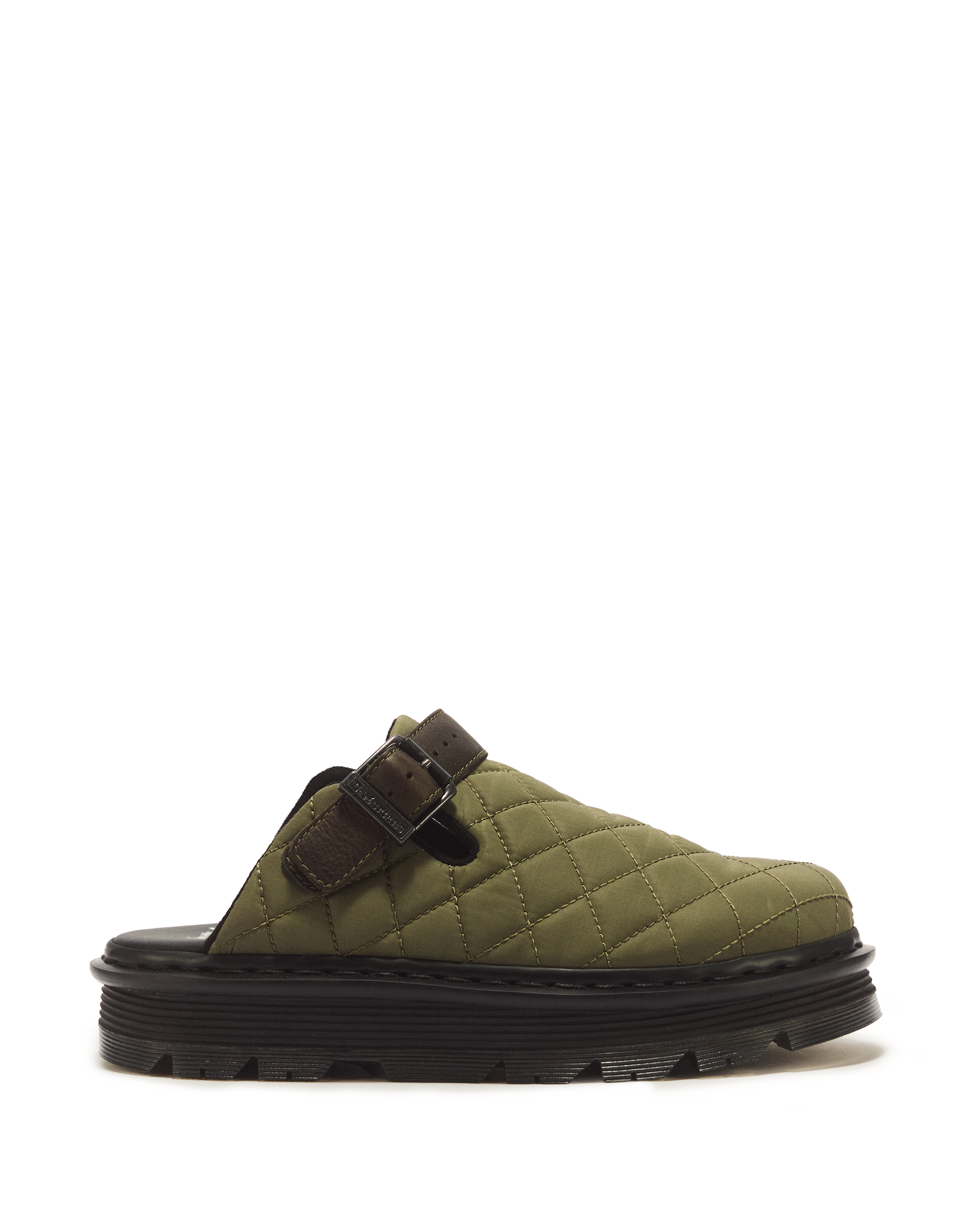 Zebzag Quilted Canvas Platform Mules product image